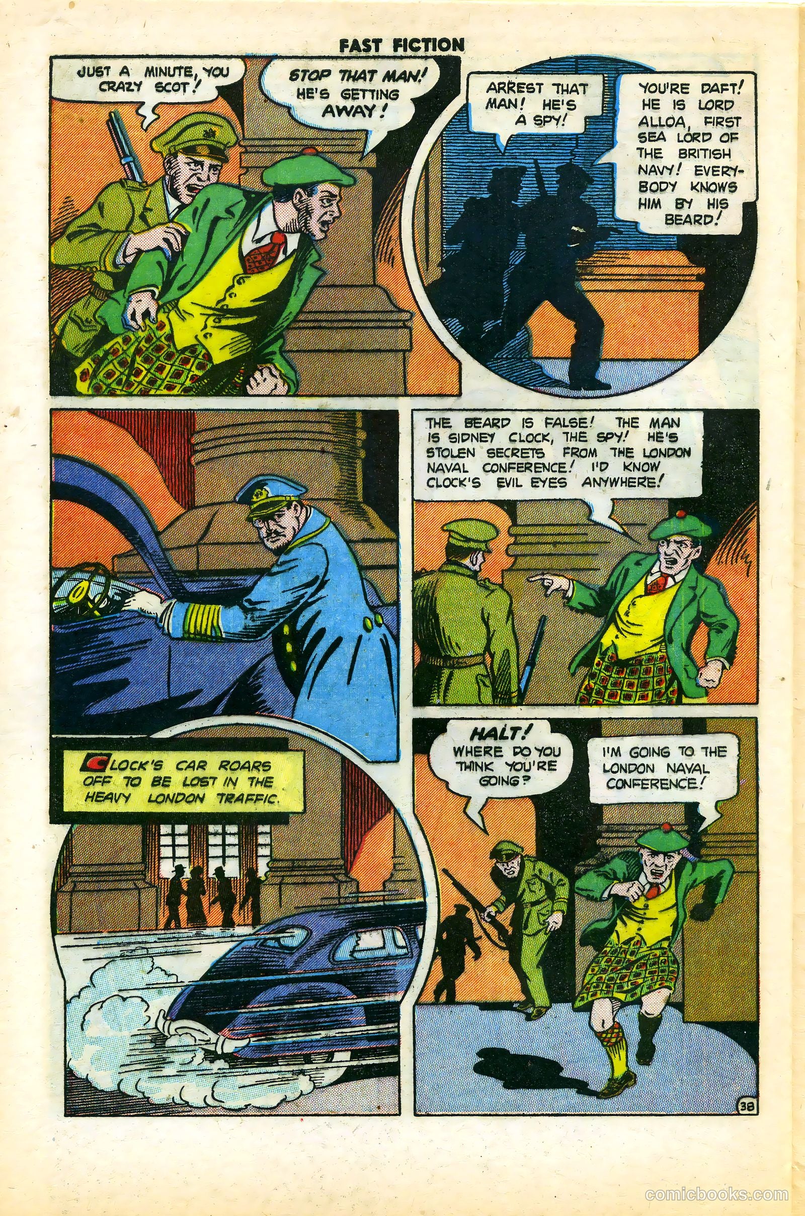 Stories By Famous Authors Illustrated 4 - The 39 Steps #1 — page 40 of 52