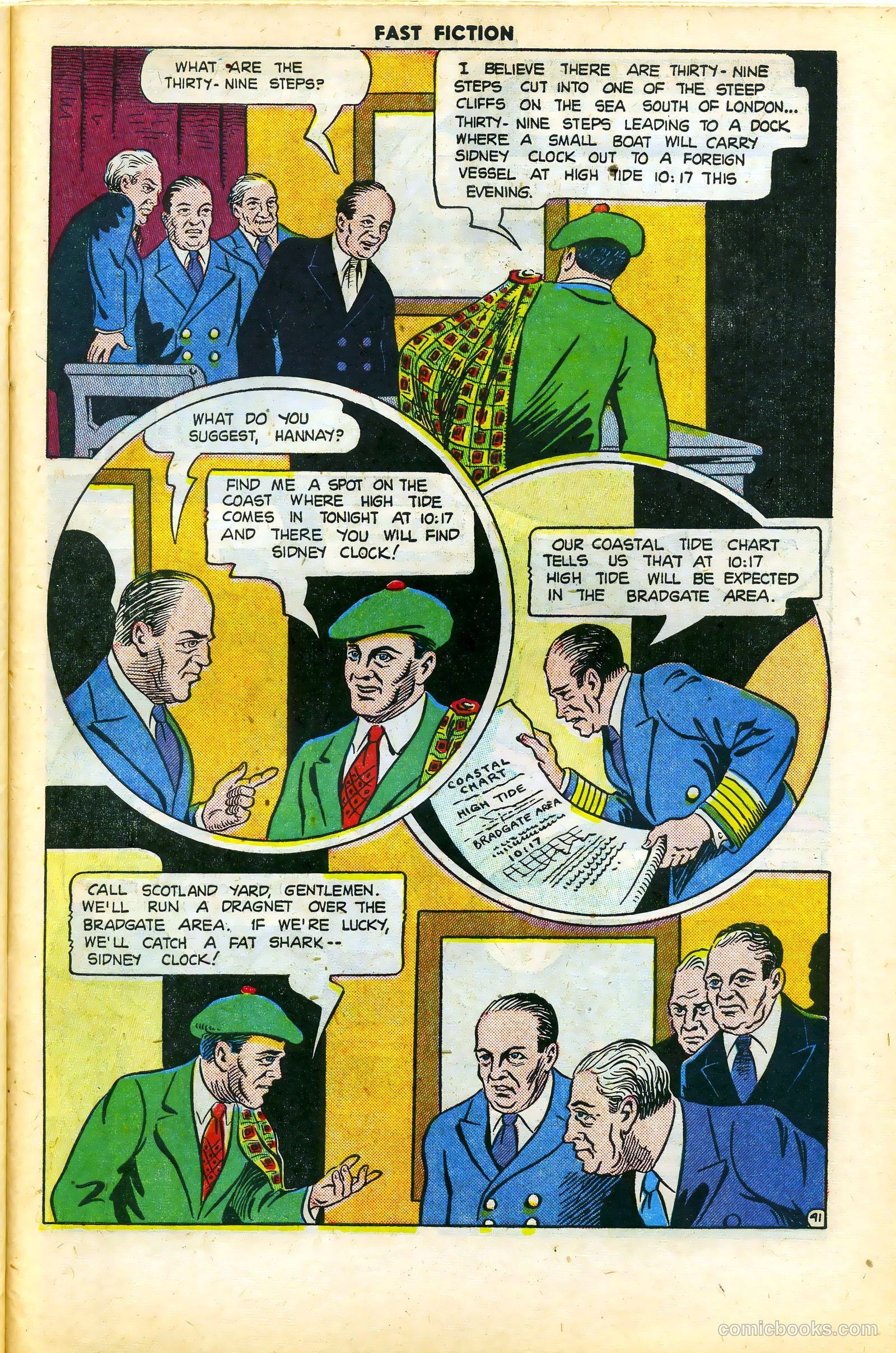 Stories By Famous Authors Illustrated 4 - The 39 Steps #1 — page 43 of 52