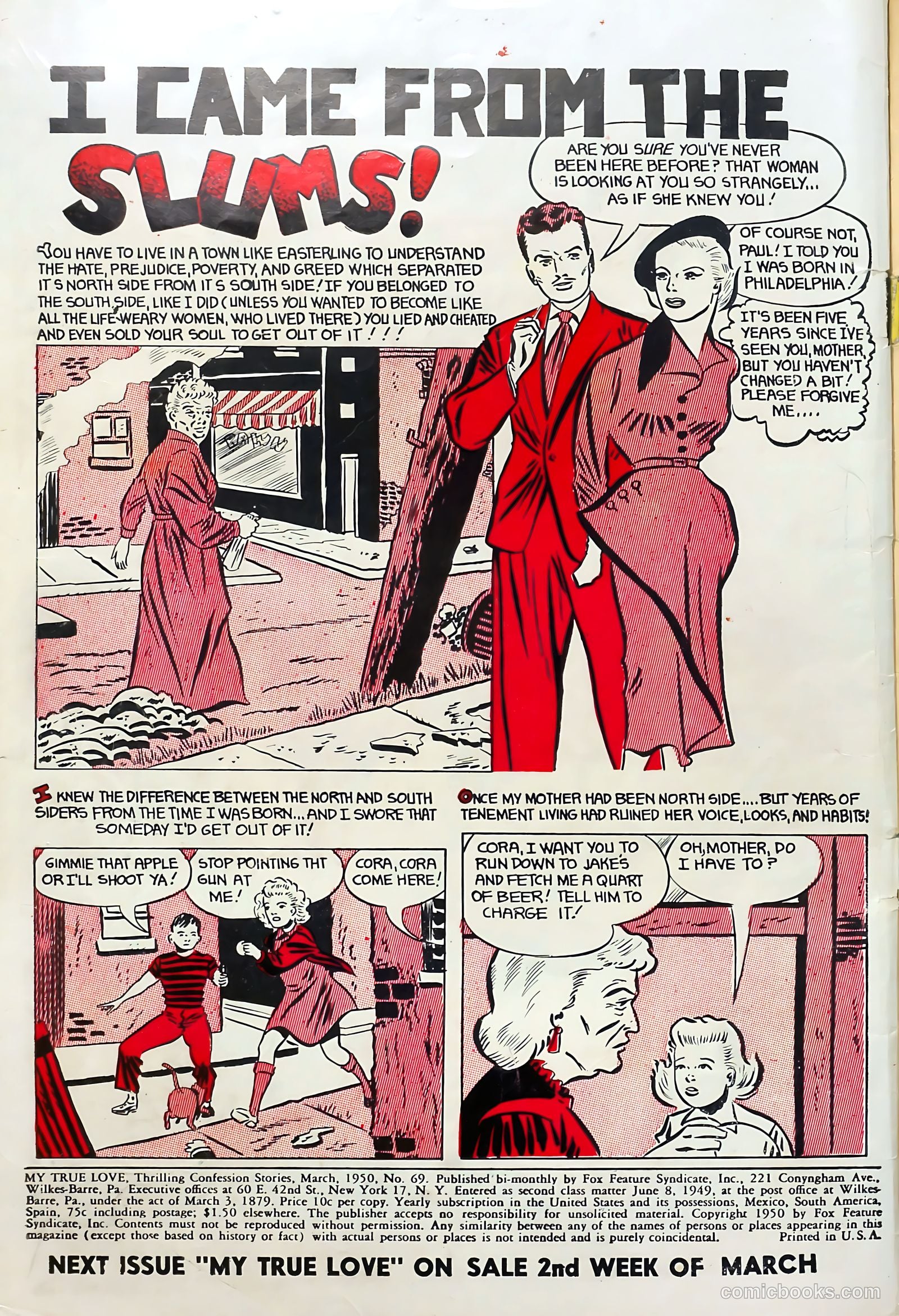 My True Love #69 (1950) — page 2 of 36