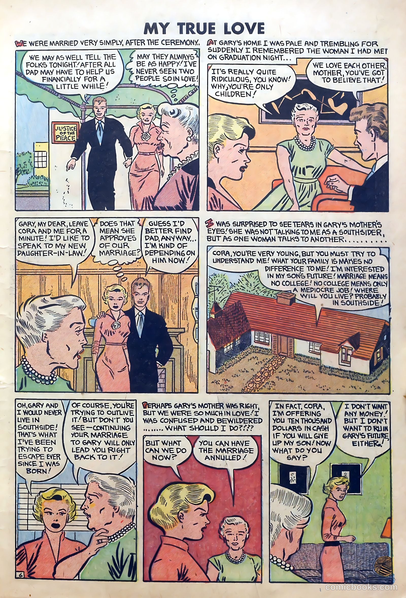 My True Love #69 (1950) — page 7 of 36