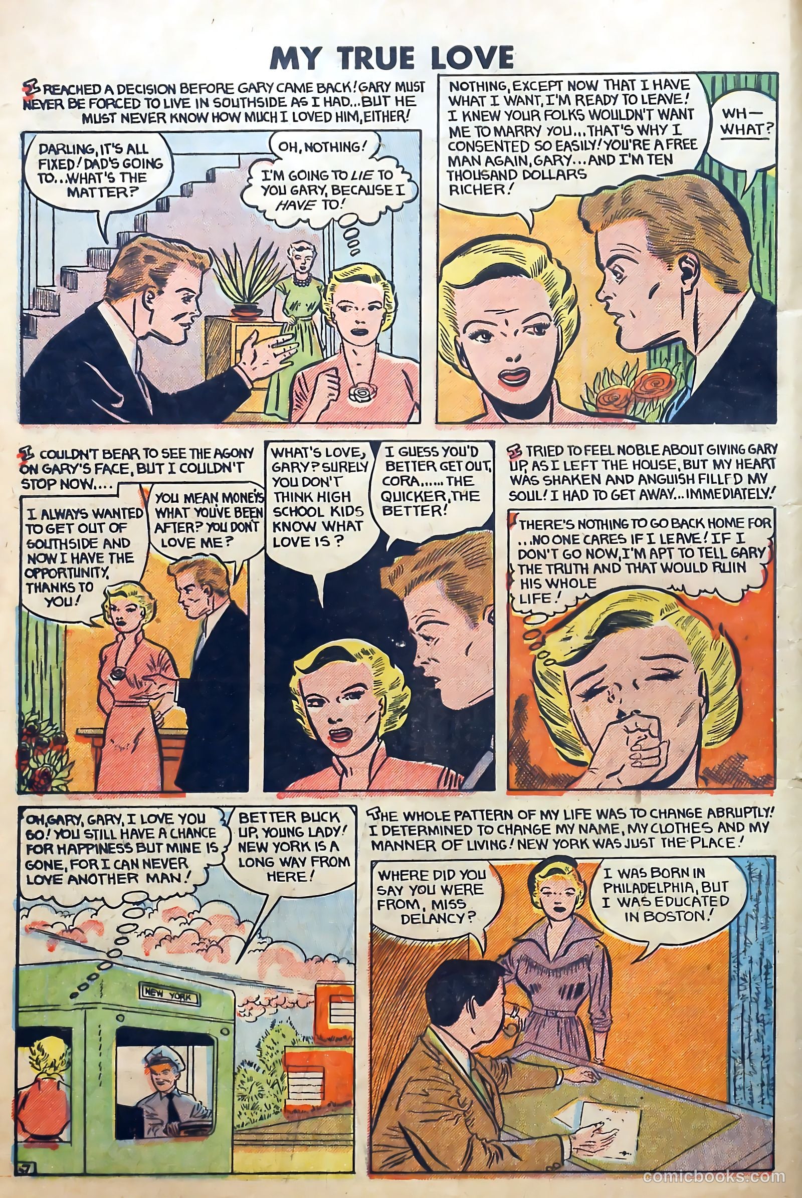 My True Love #69 (1950) — page 8 of 36