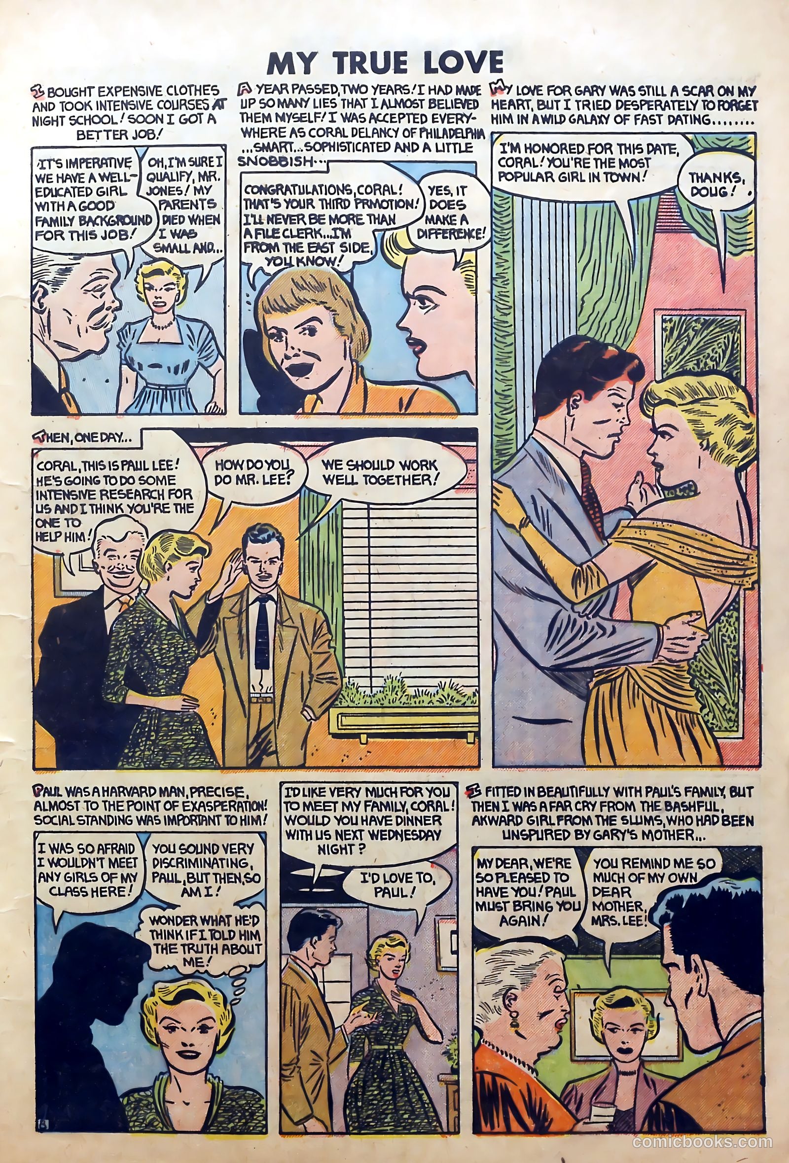 My True Love #69 (1950) — page 9 of 36