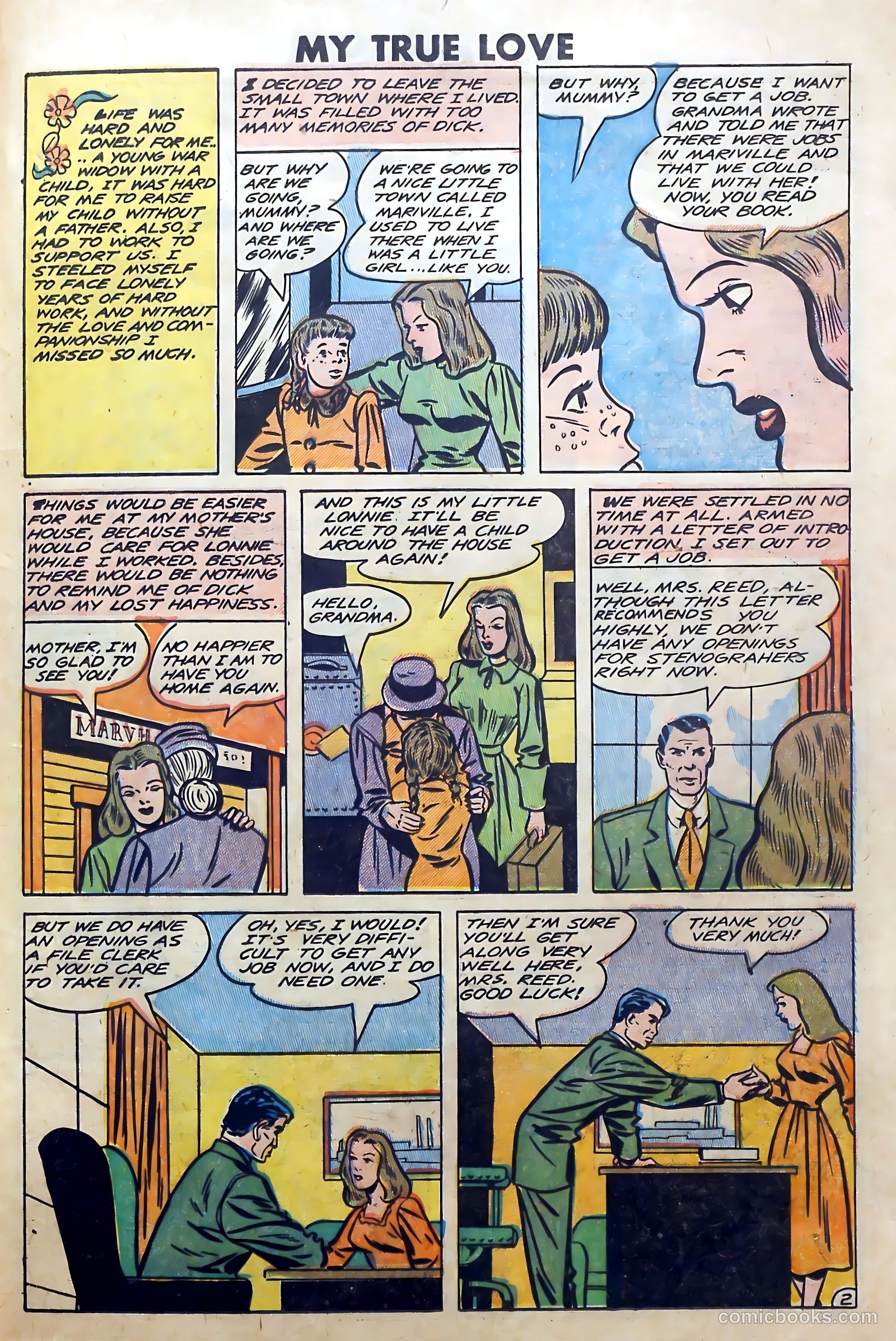 My True Love #69 (1950) — page 25 of 36