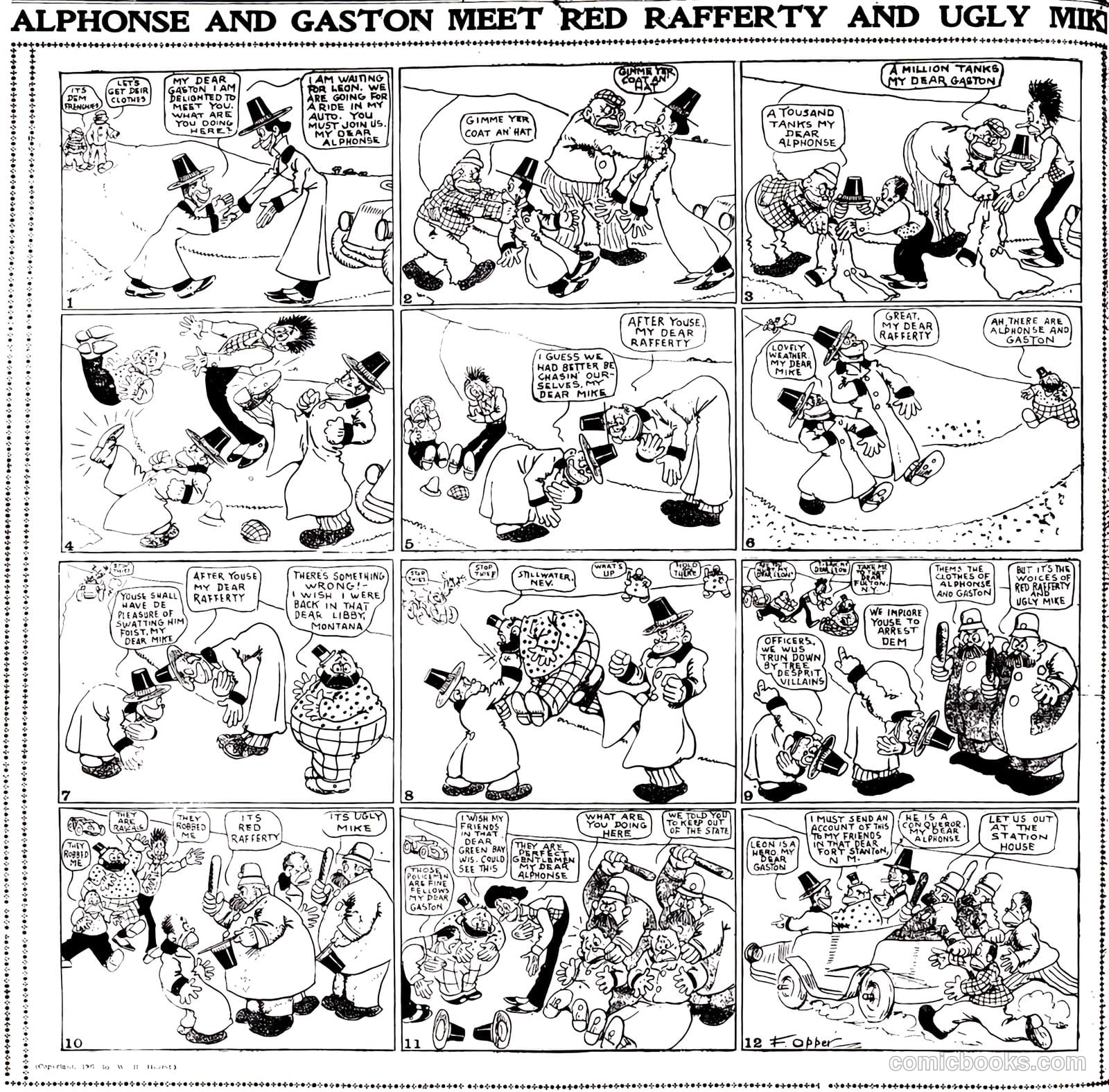 Alphonse and Gaston #nn (1902) — page 51 of 56