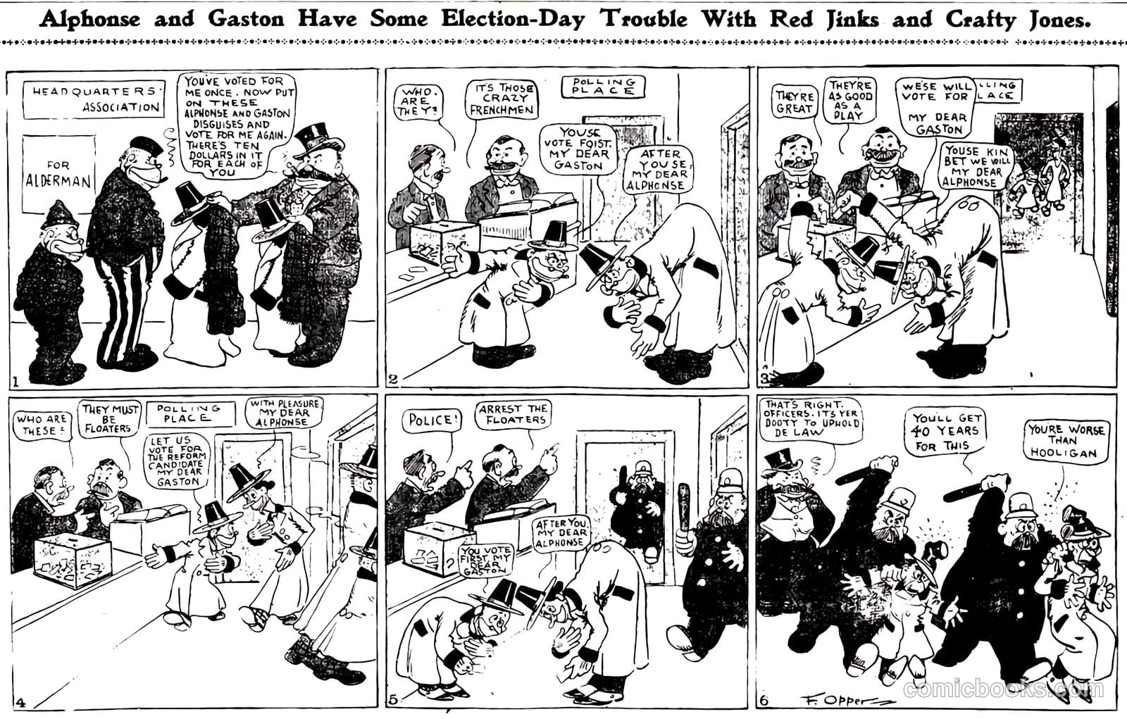 Alphonse and Gaston #nn (1902) — page 52 of 56