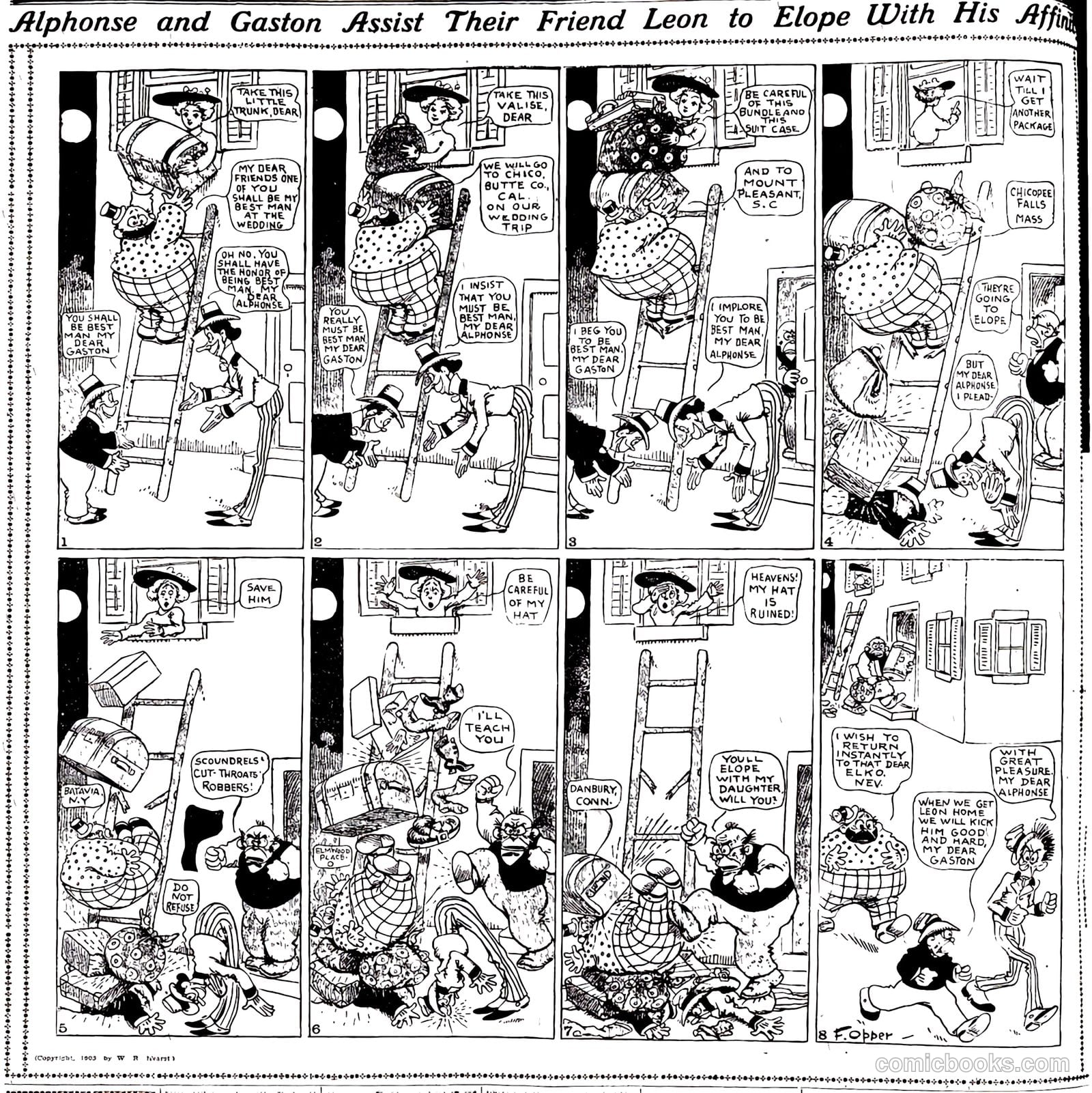 Alphonse and Gaston #nn (1902) — page 54 of 56