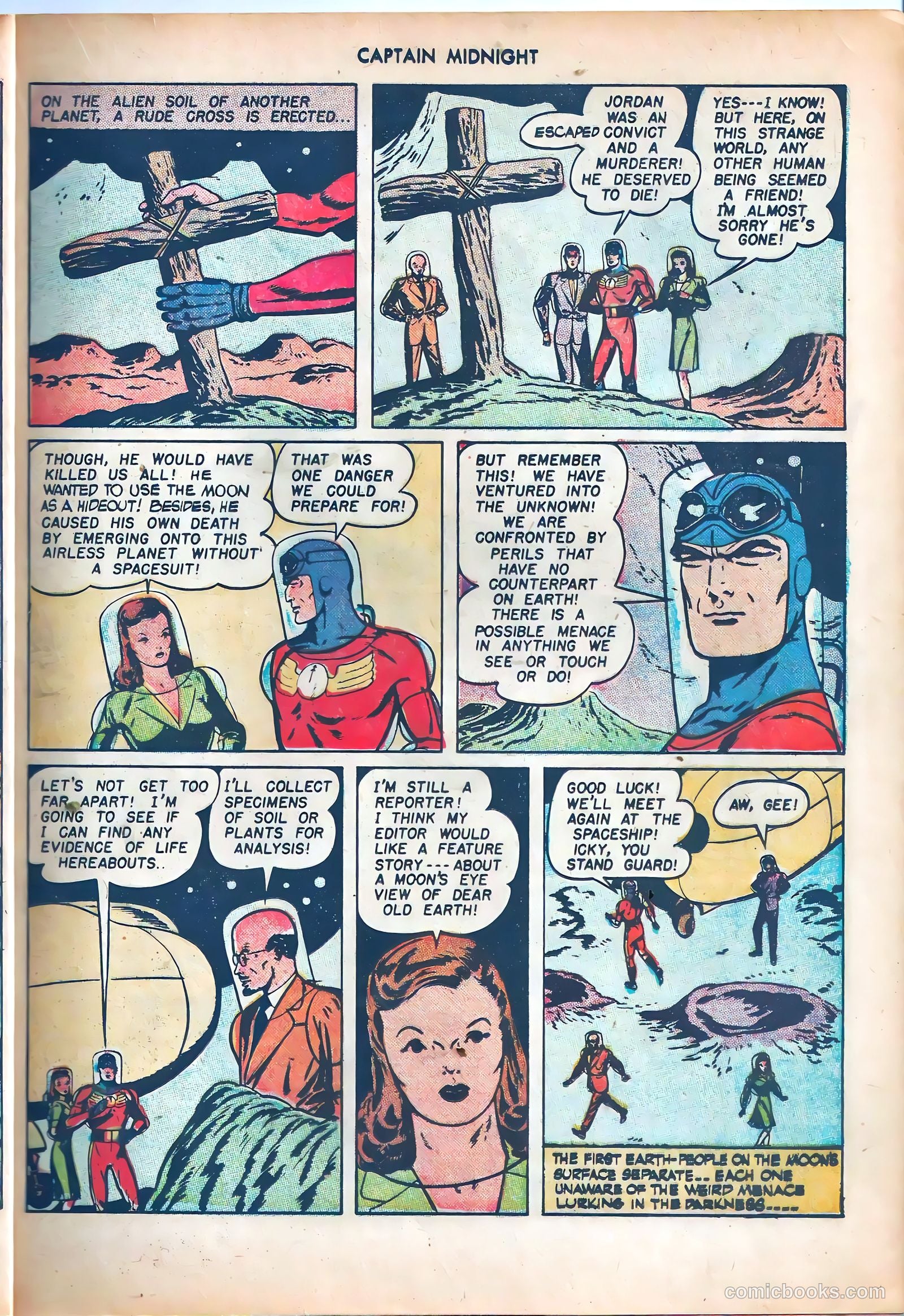 captain midnight in outer space #nn — page 20 of 110