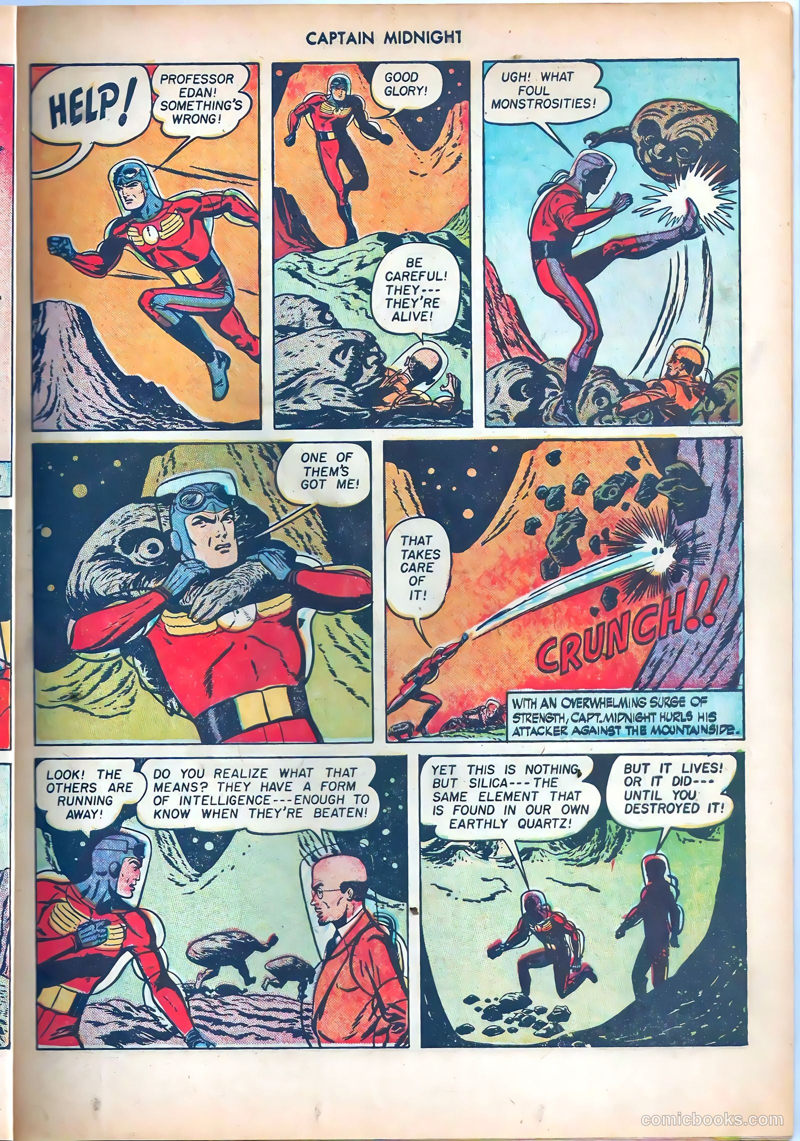 captain midnight in outer space #nn — page 22 of 110