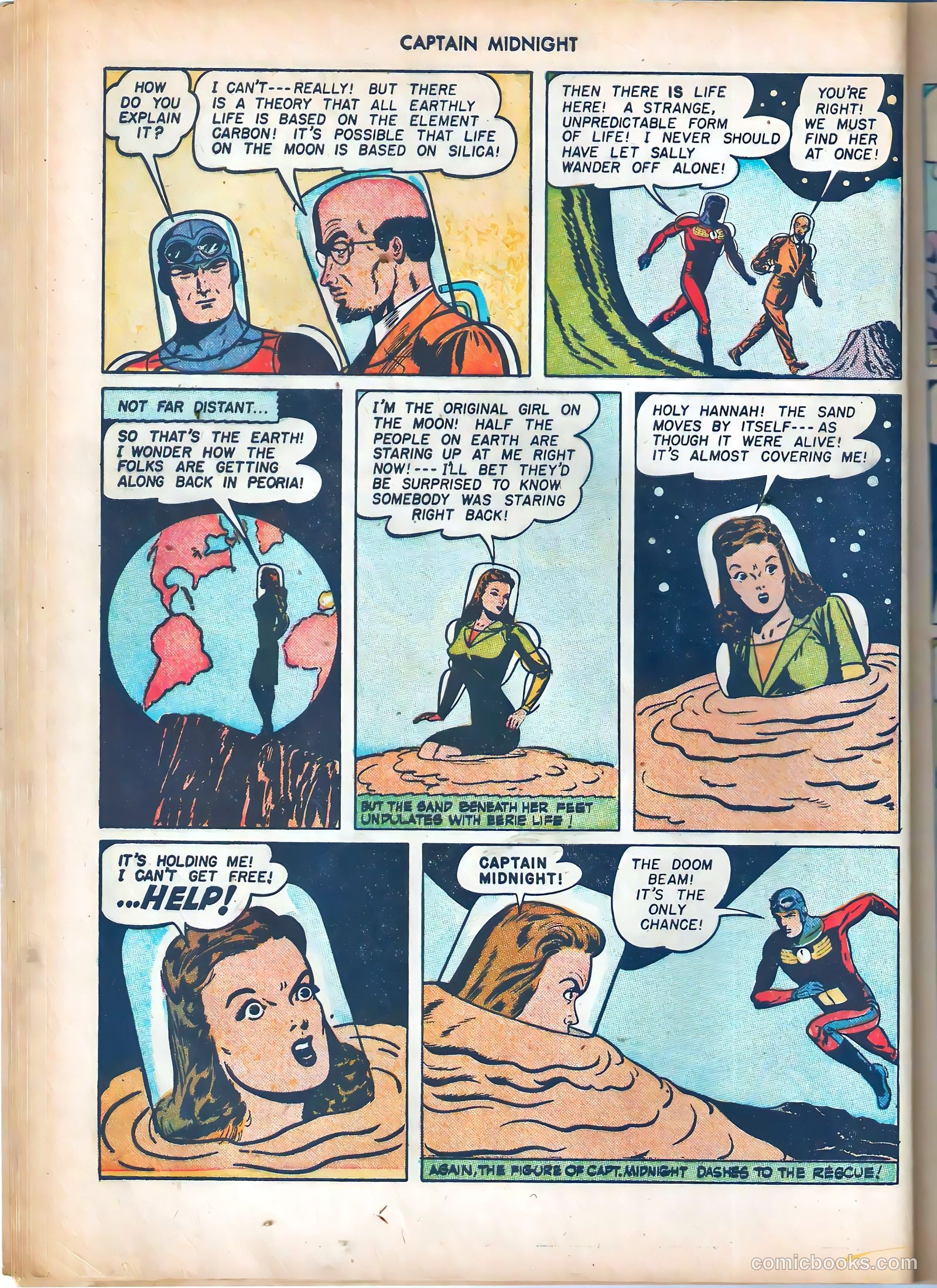 captain midnight in outer space #nn — page 23 of 110
