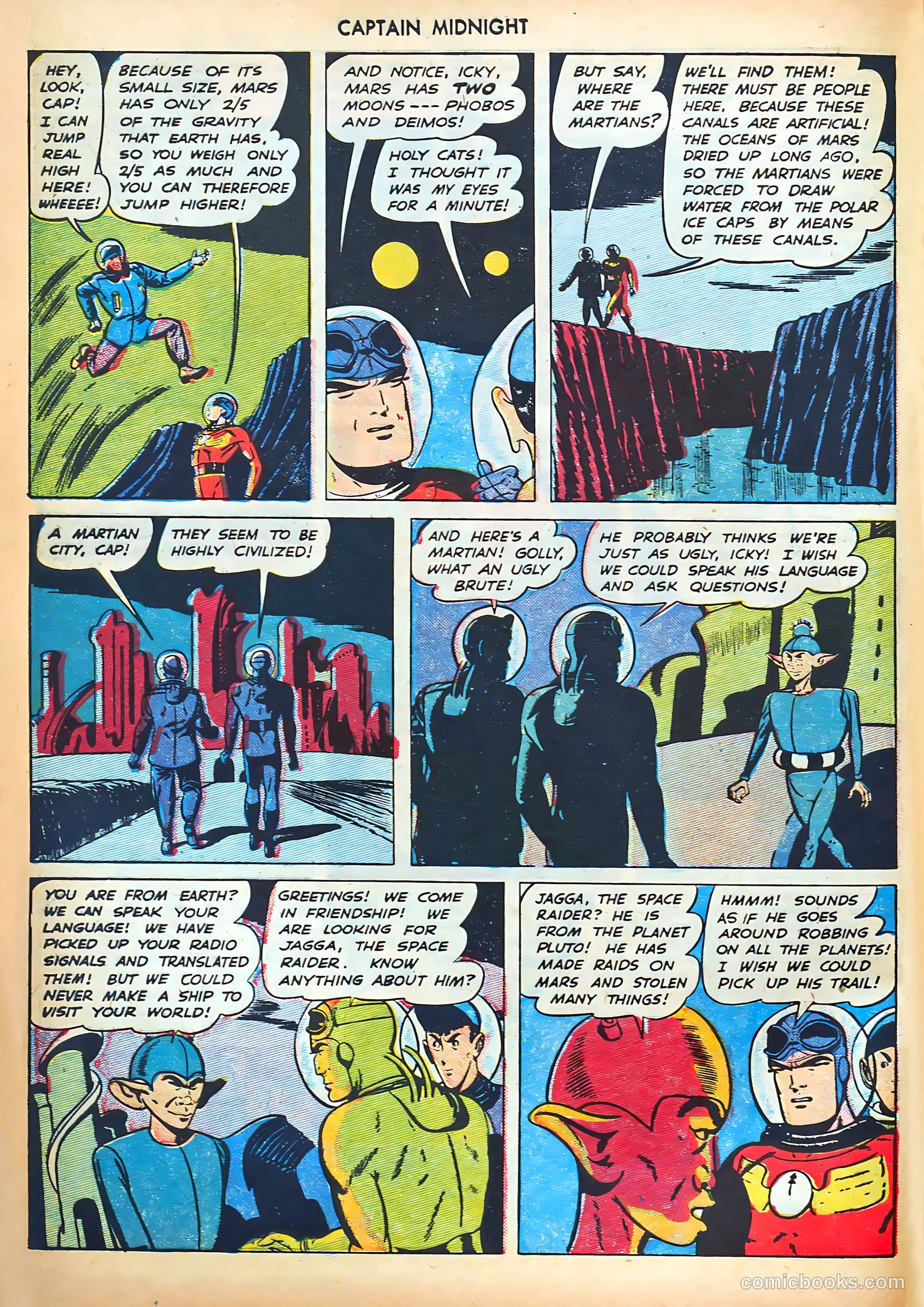 captain midnight in outer space #nn — page 31 of 110