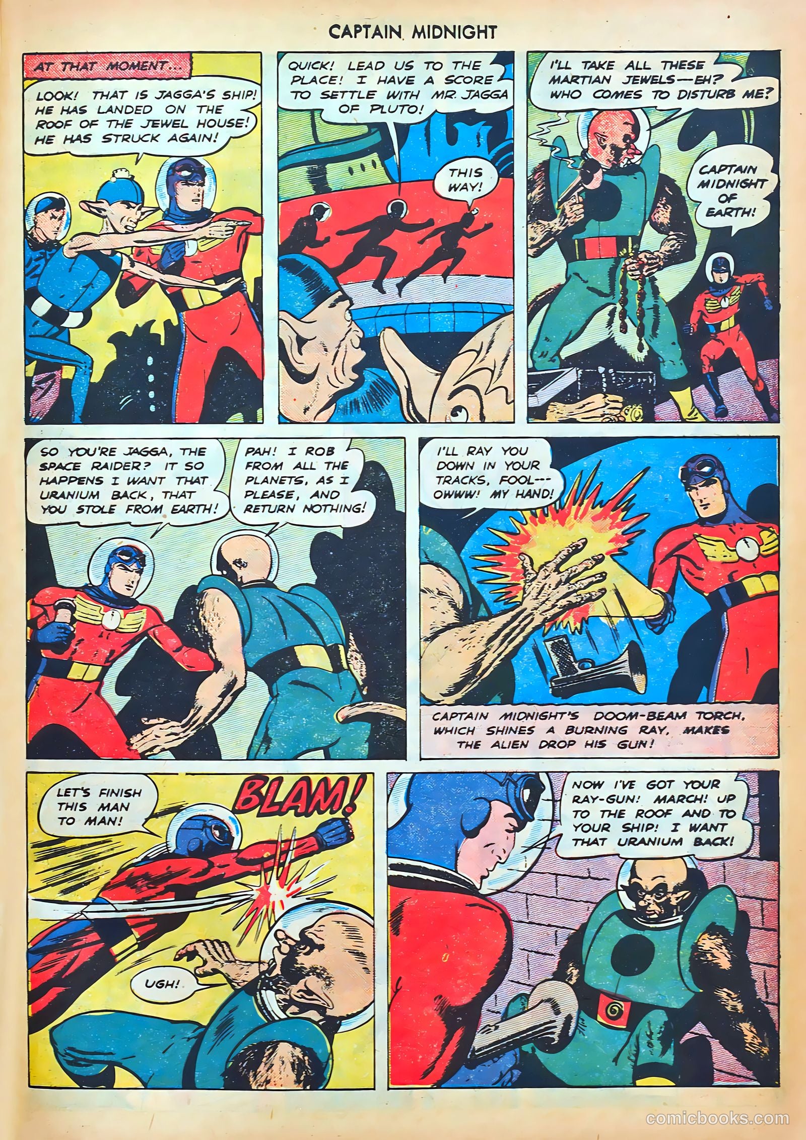 captain midnight in outer space #nn — page 32 of 110