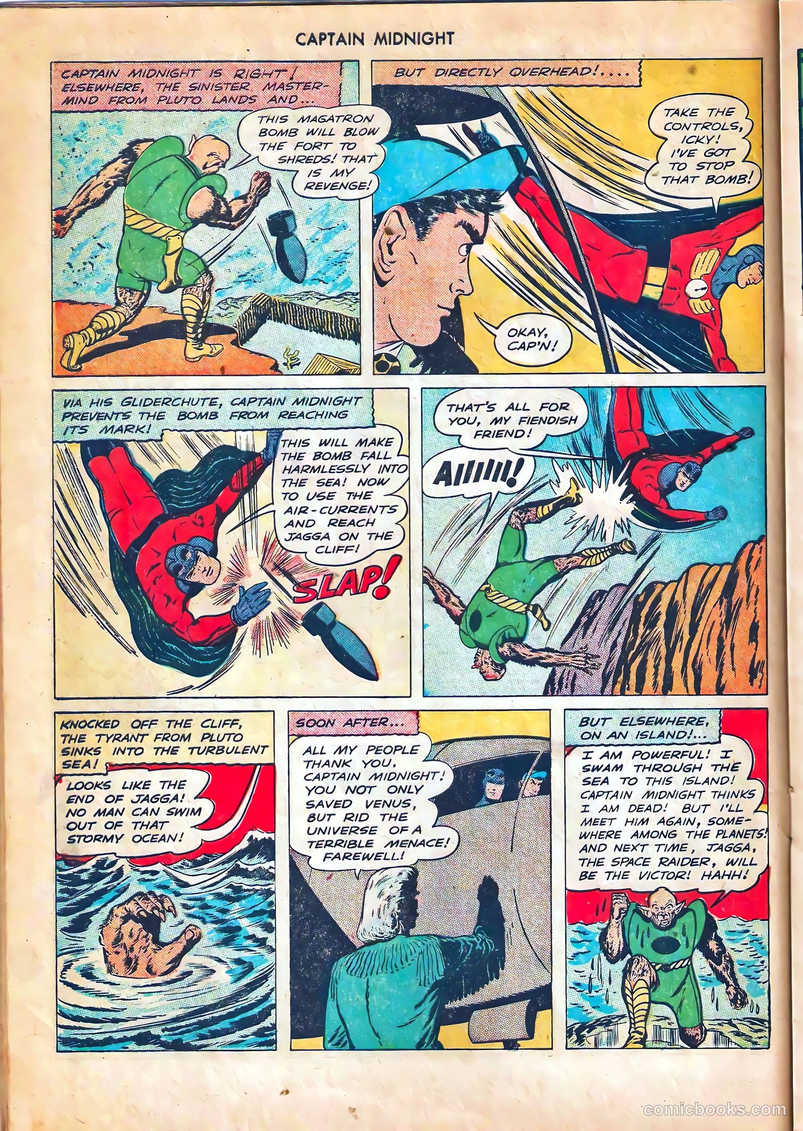 captain midnight in outer space #nn — page 41 of 110