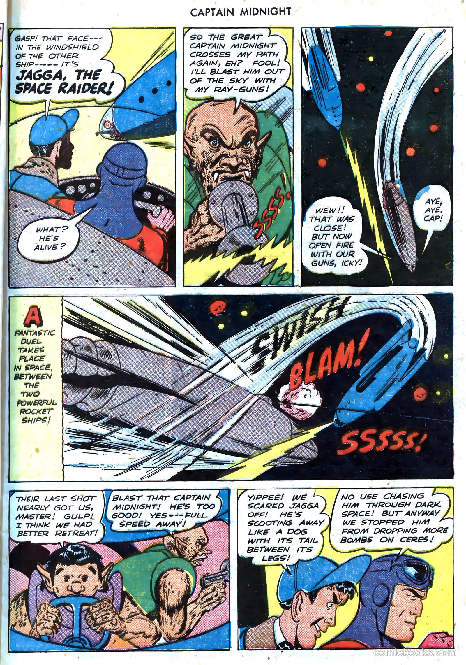 captain midnight in outer space #nn — page 46 of 110
