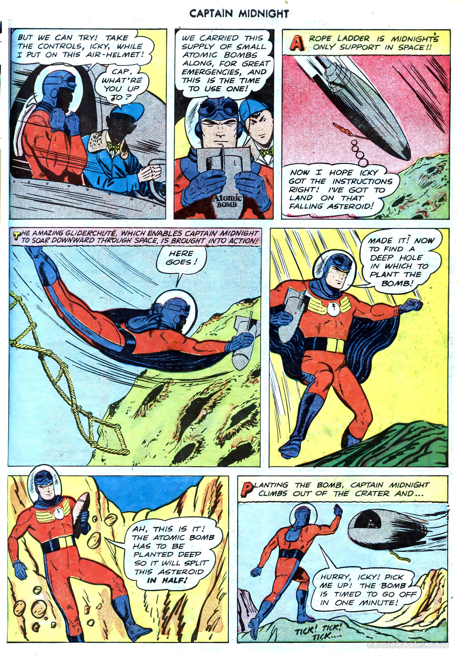 captain midnight in outer space #nn — page 48 of 110