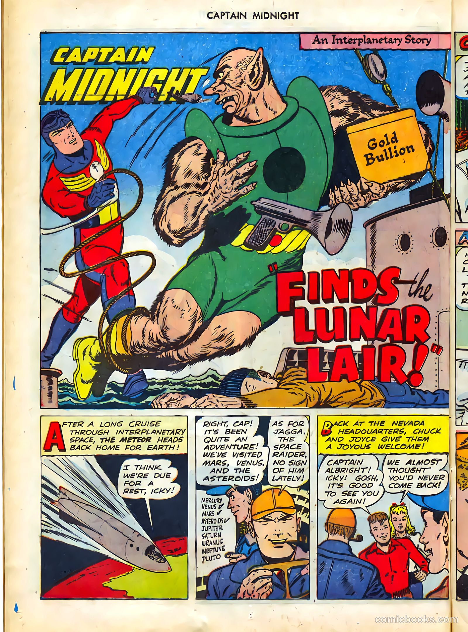 captain midnight in outer space #nn — page 51 of 110