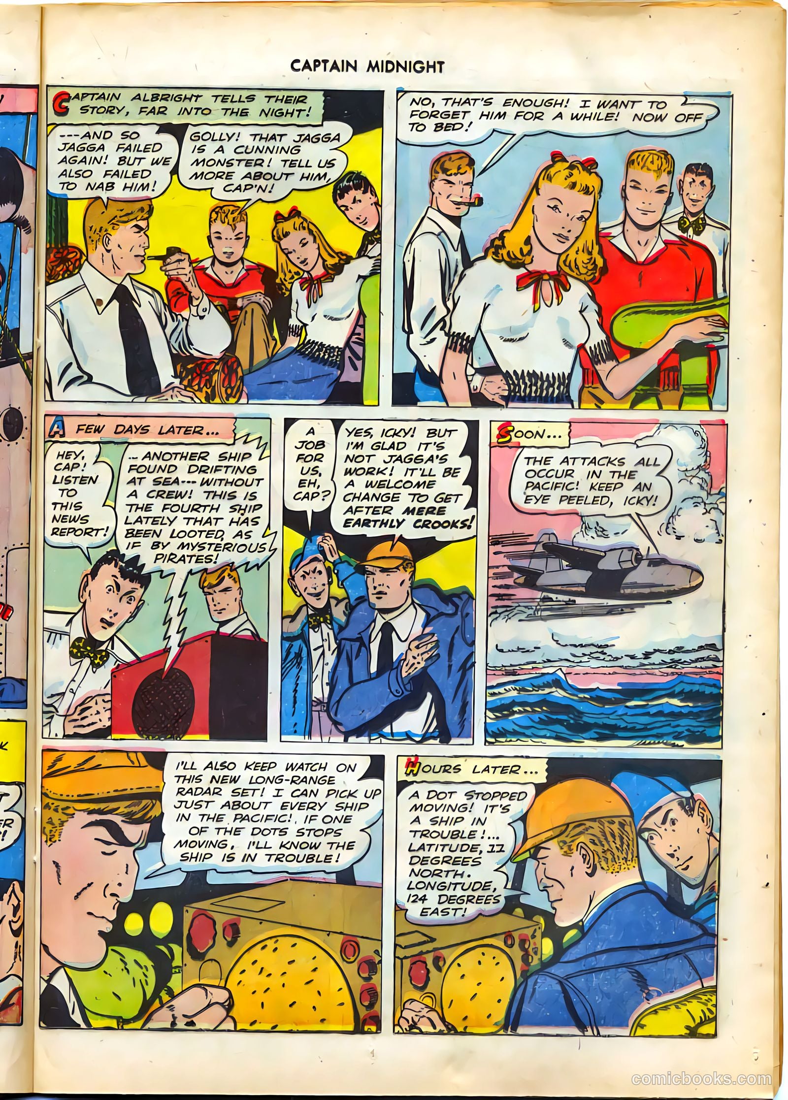 captain midnight in outer space #nn — page 52 of 110