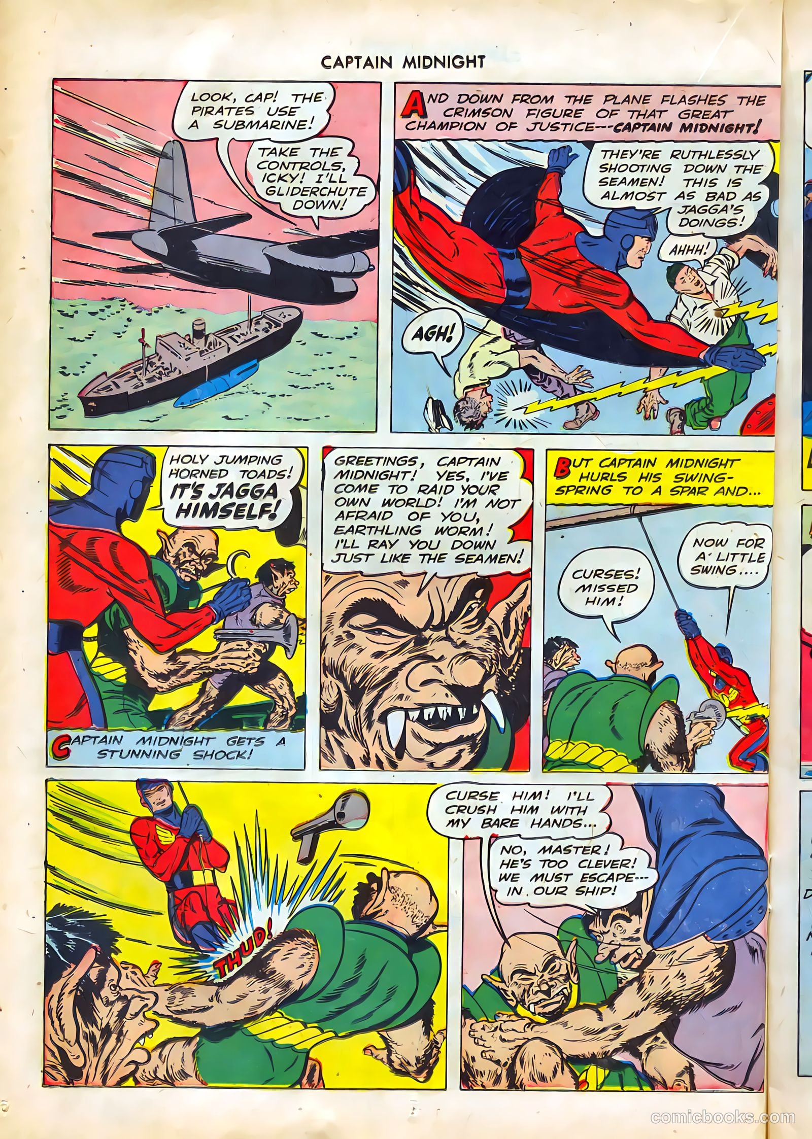 captain midnight in outer space #nn — page 53 of 110