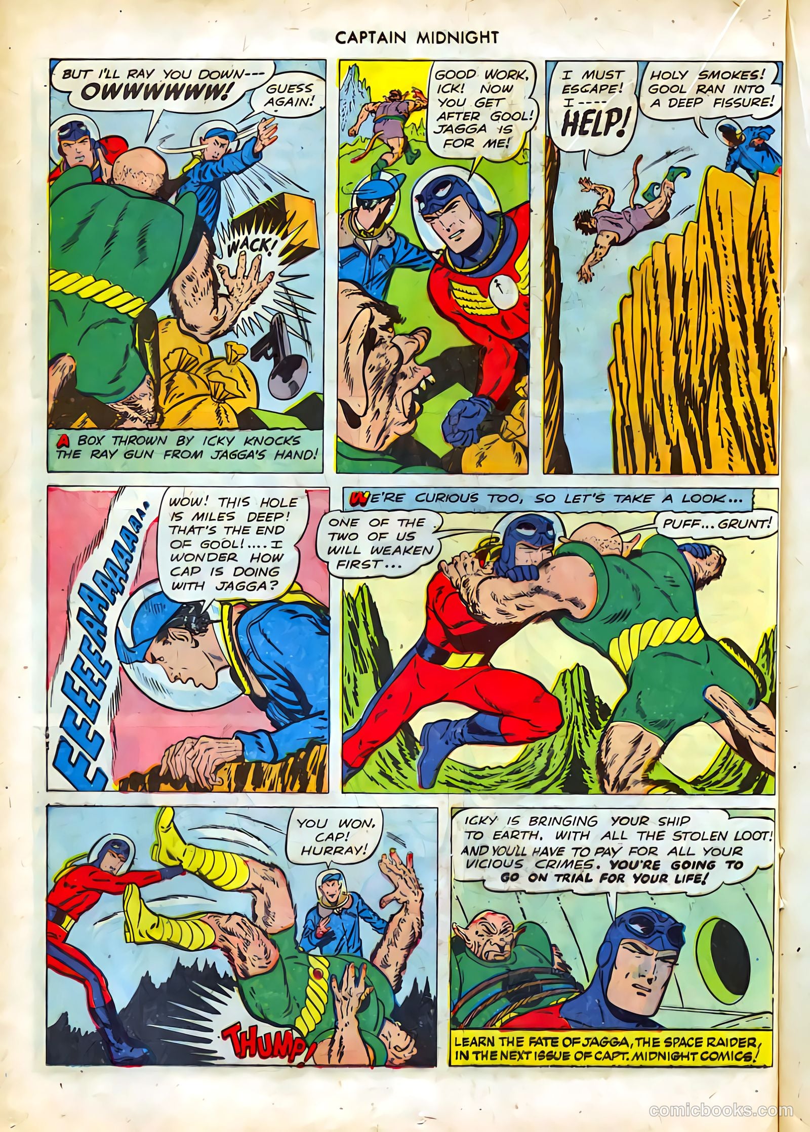 captain midnight in outer space #nn — page 57 of 110