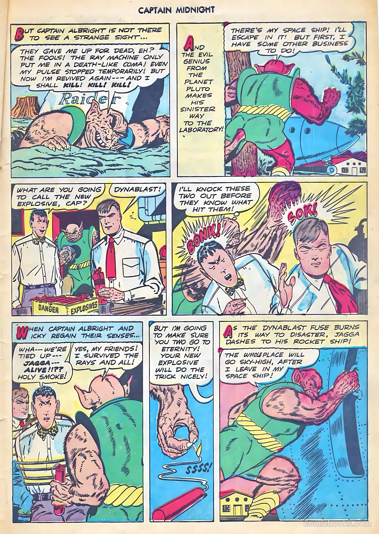 captain midnight in outer space #nn — page 68 of 110
