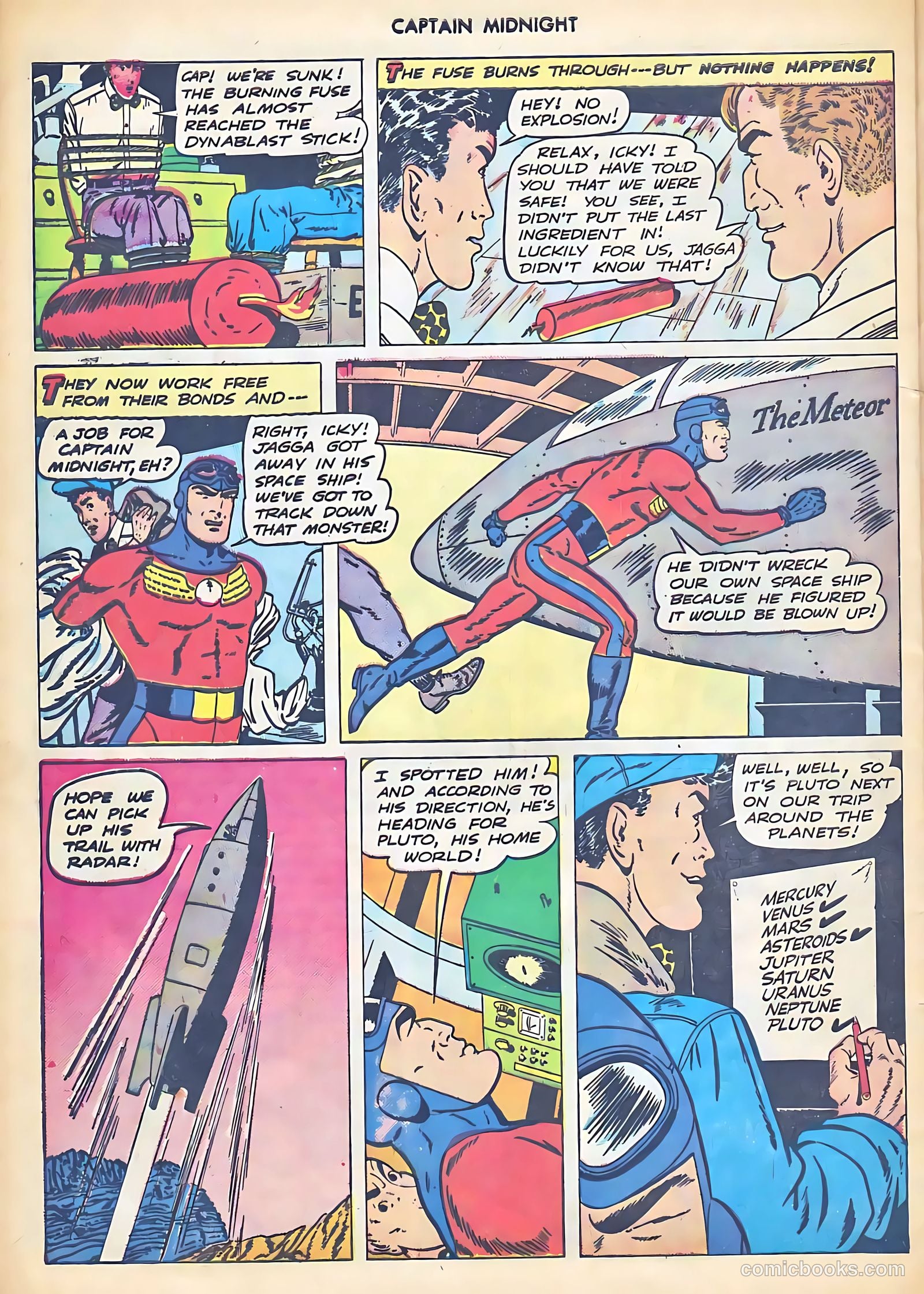 captain midnight in outer space #nn — page 69 of 110