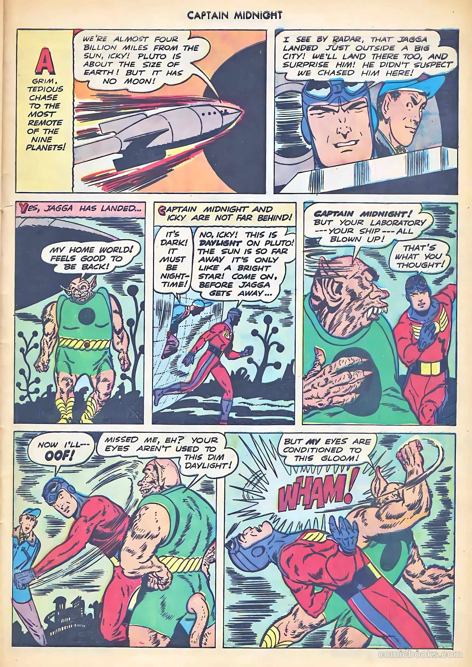 captain midnight in outer space #nn — page 70 of 110