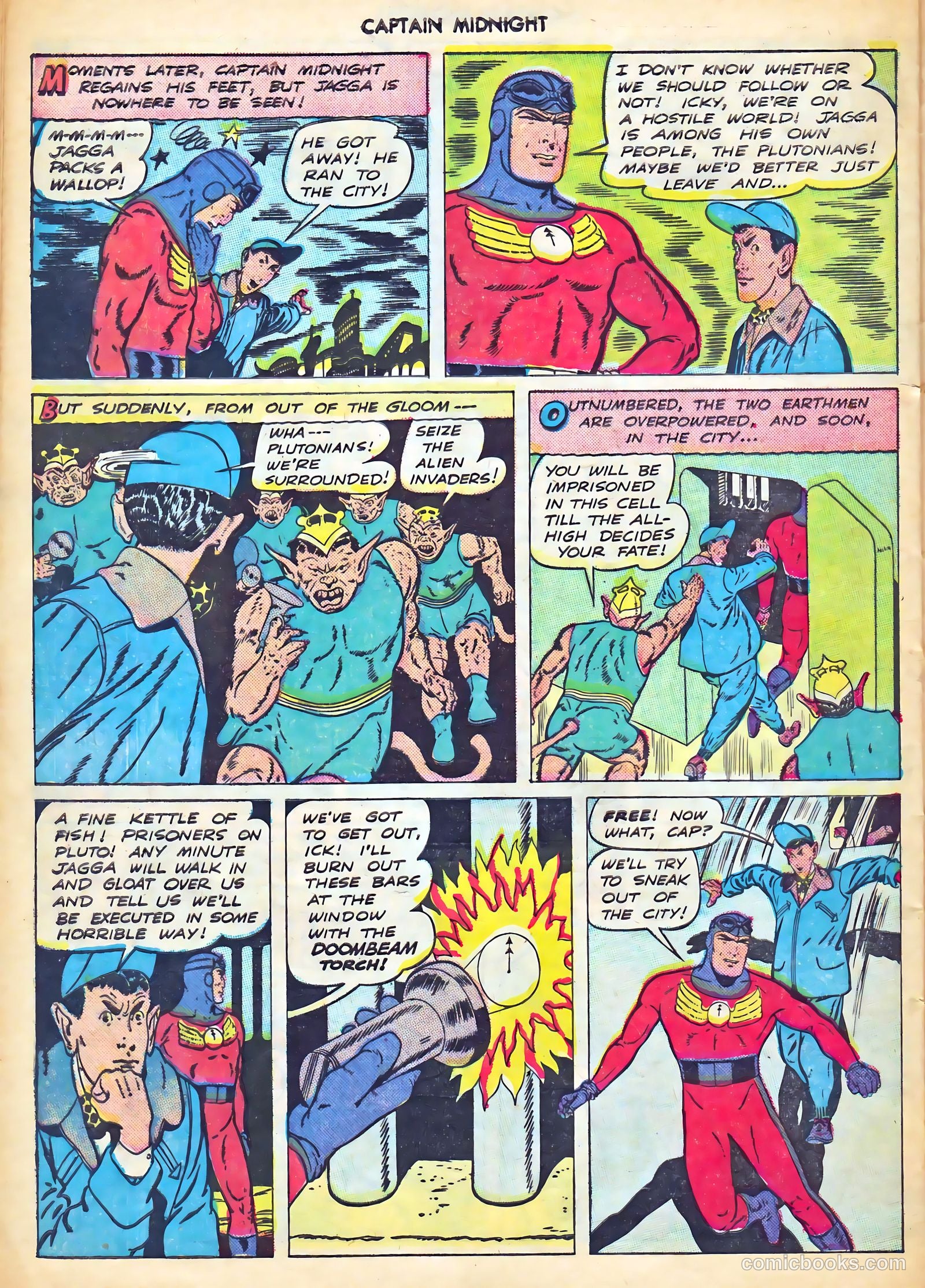 captain midnight in outer space #nn — page 71 of 110
