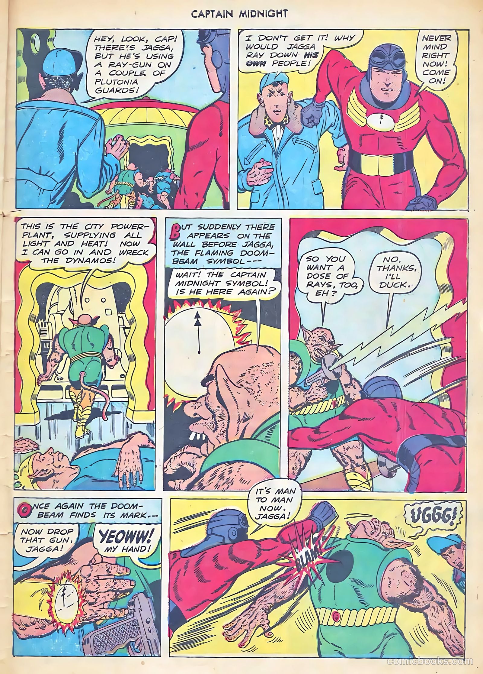 captain midnight in outer space #nn — page 72 of 110