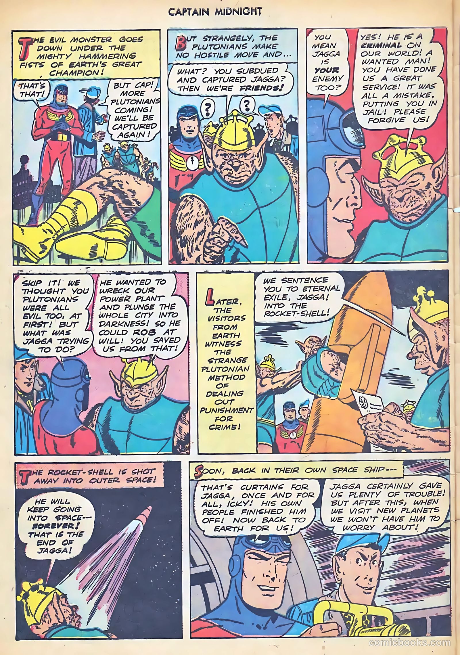 captain midnight in outer space #nn — page 73 of 110