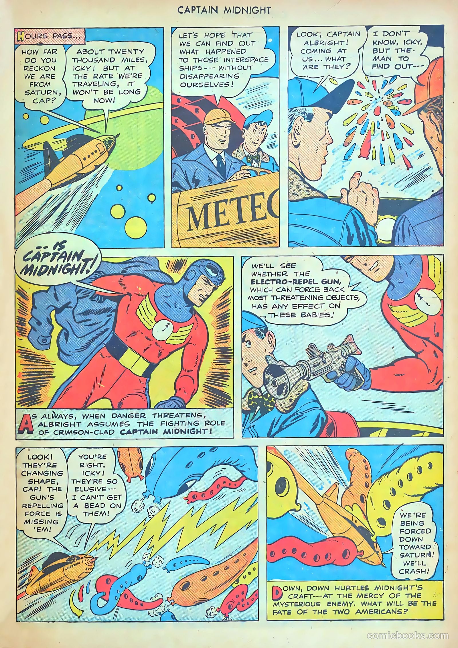 captain midnight in outer space #nn — page 91 of 110