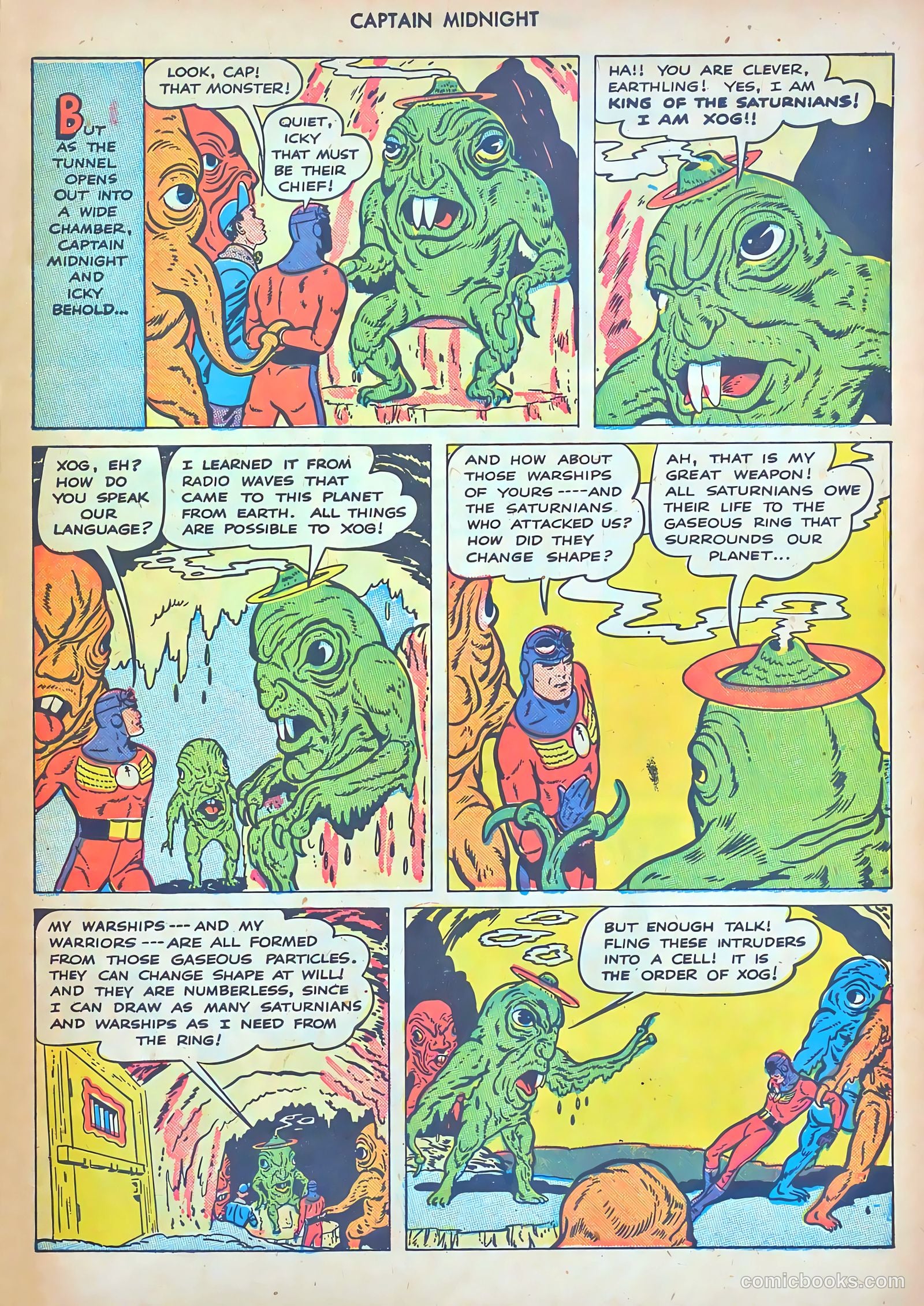 captain midnight in outer space #nn — page 93 of 110