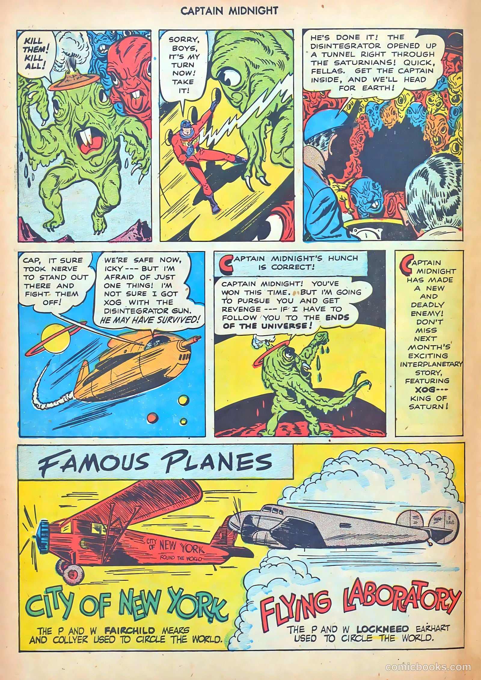 captain midnight in outer space #nn — page 96 of 110