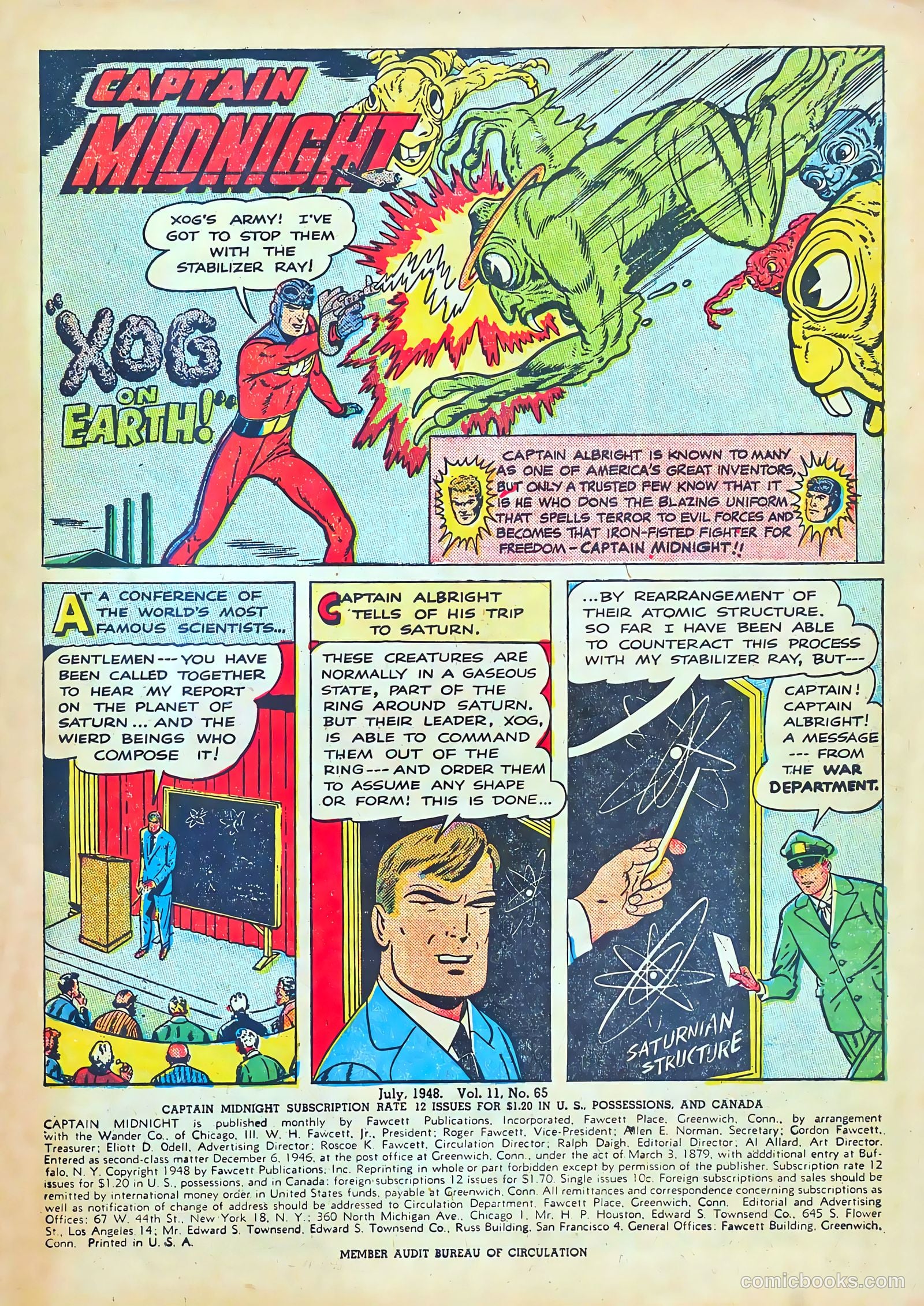 captain midnight in outer space #nn — page 98 of 110