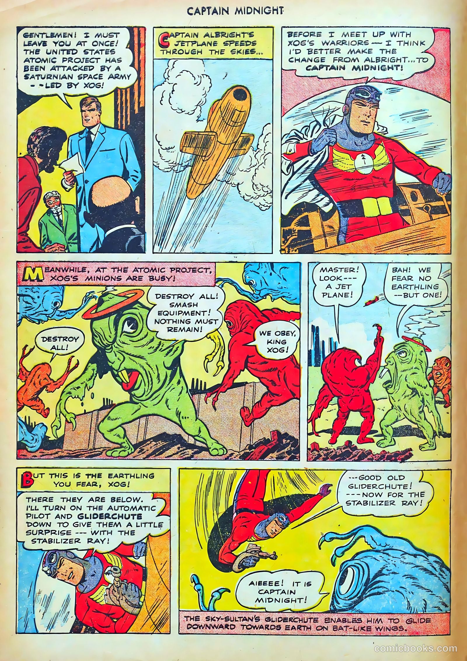 captain midnight in outer space #nn — page 99 of 110