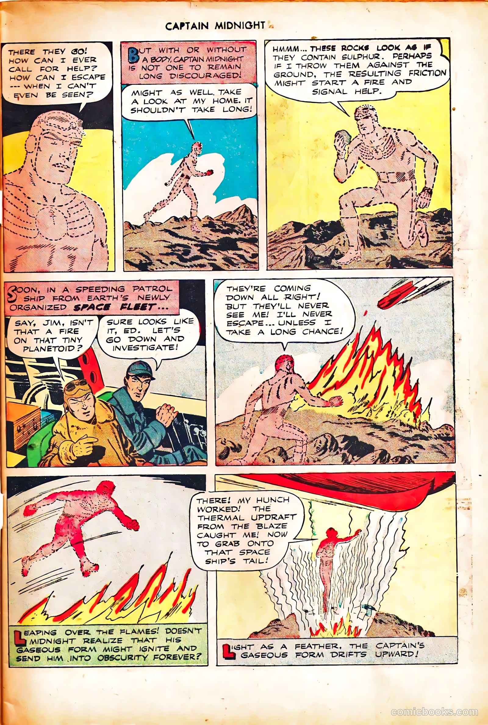 captain midnight in outer space #nn — page 107 of 110