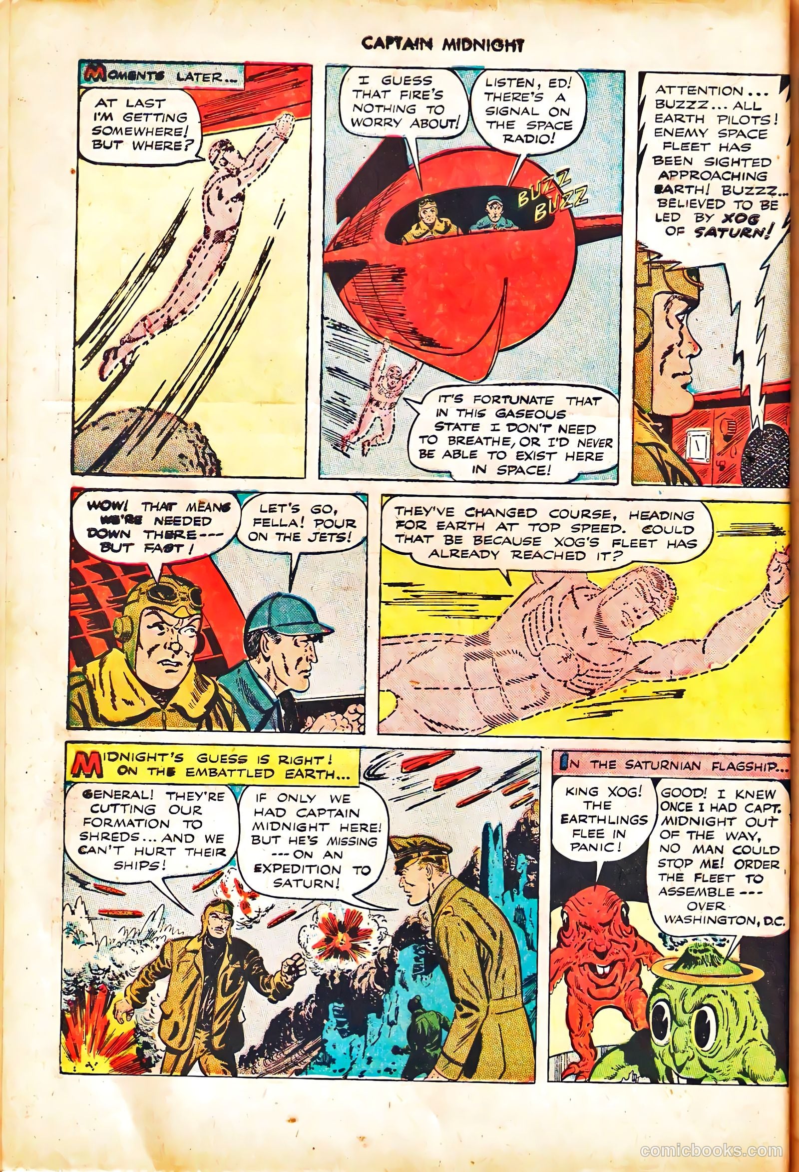 captain midnight in outer space #nn — page 108 of 110