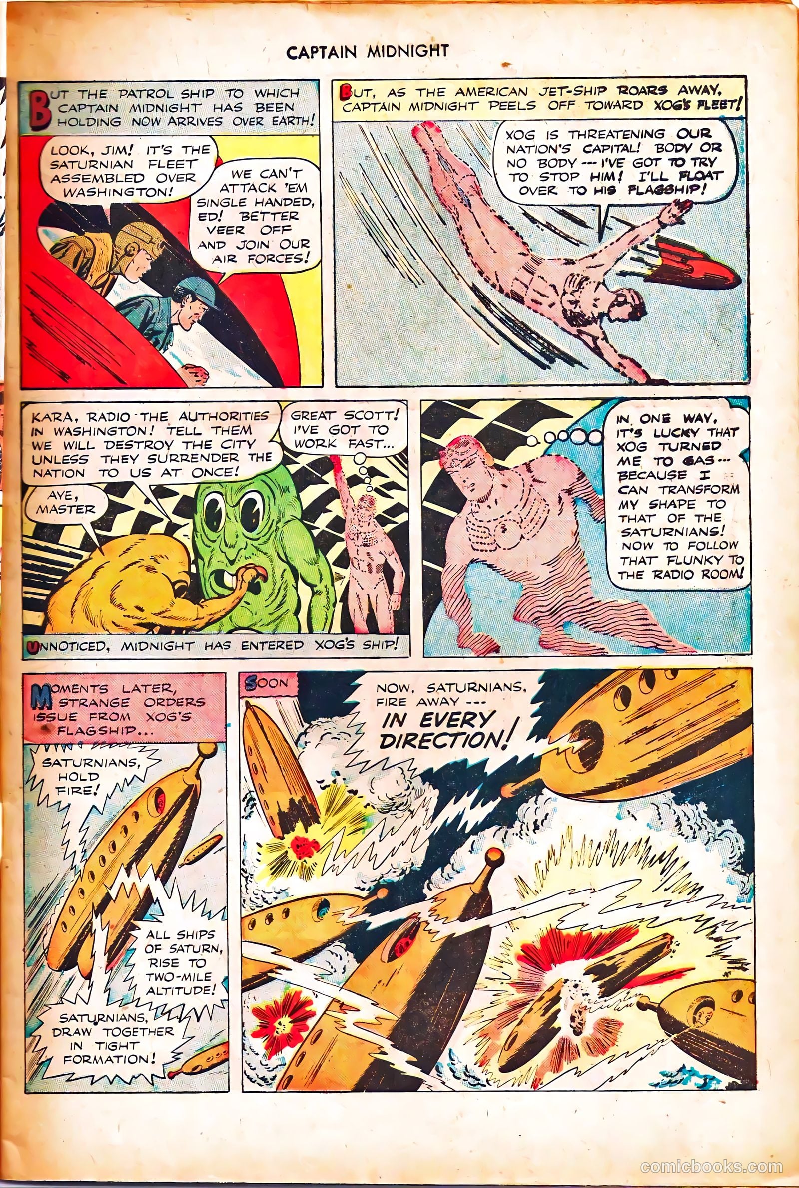 captain midnight in outer space #nn — page 109 of 110
