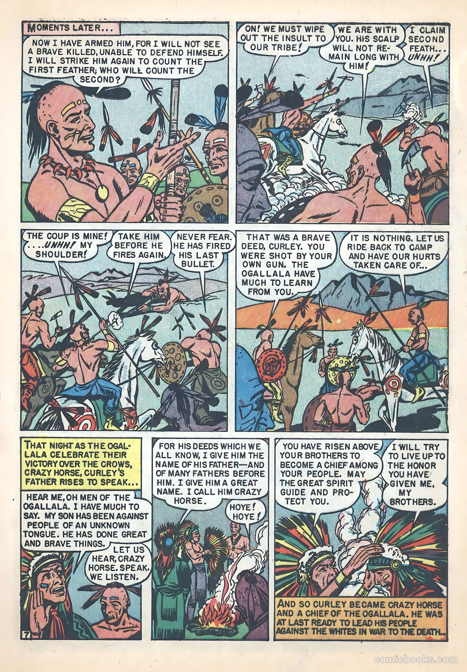Chief Crazy Horse nn #nn — page 9 of 36