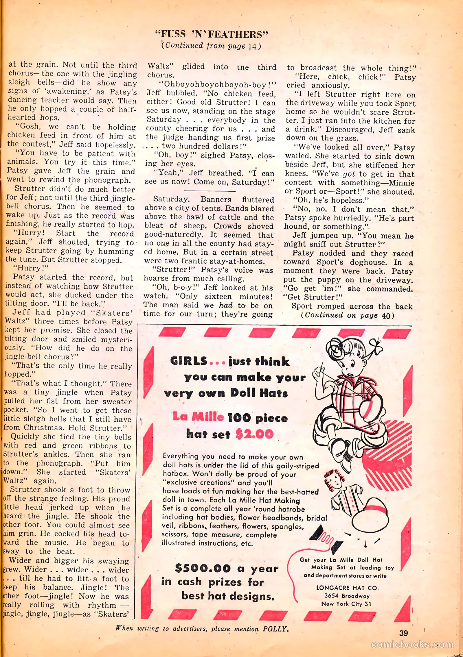 Polly Pigtails #42 (1946) — page 38 of 51