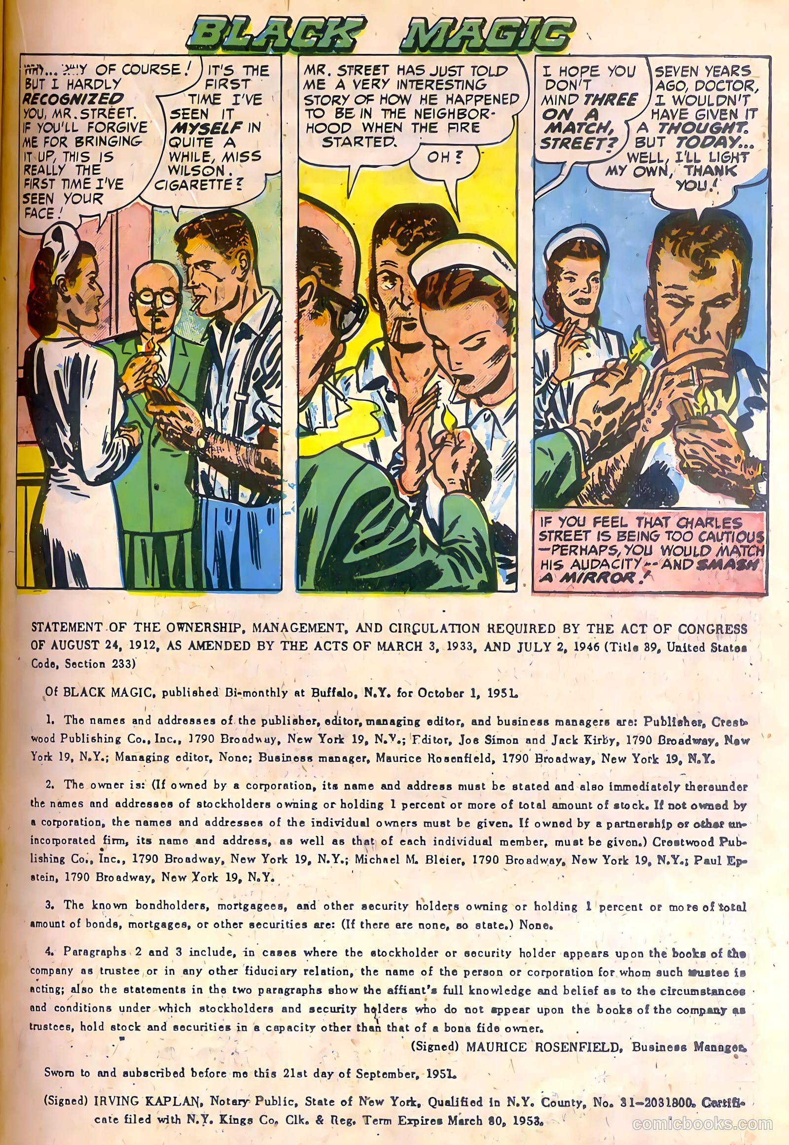 Black Magic #10 (1953) — page 27 of 44