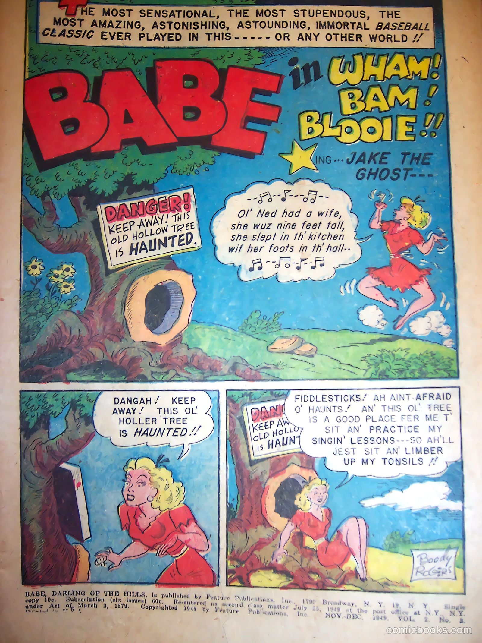 Babe, Darling of the Hills #9 (1949) — page 3 of 52