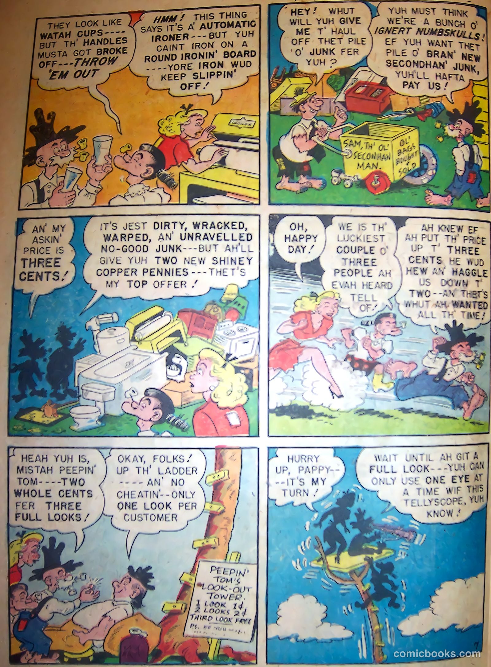 Babe, Darling of the Hills #9 (1949) — page 38 of 52