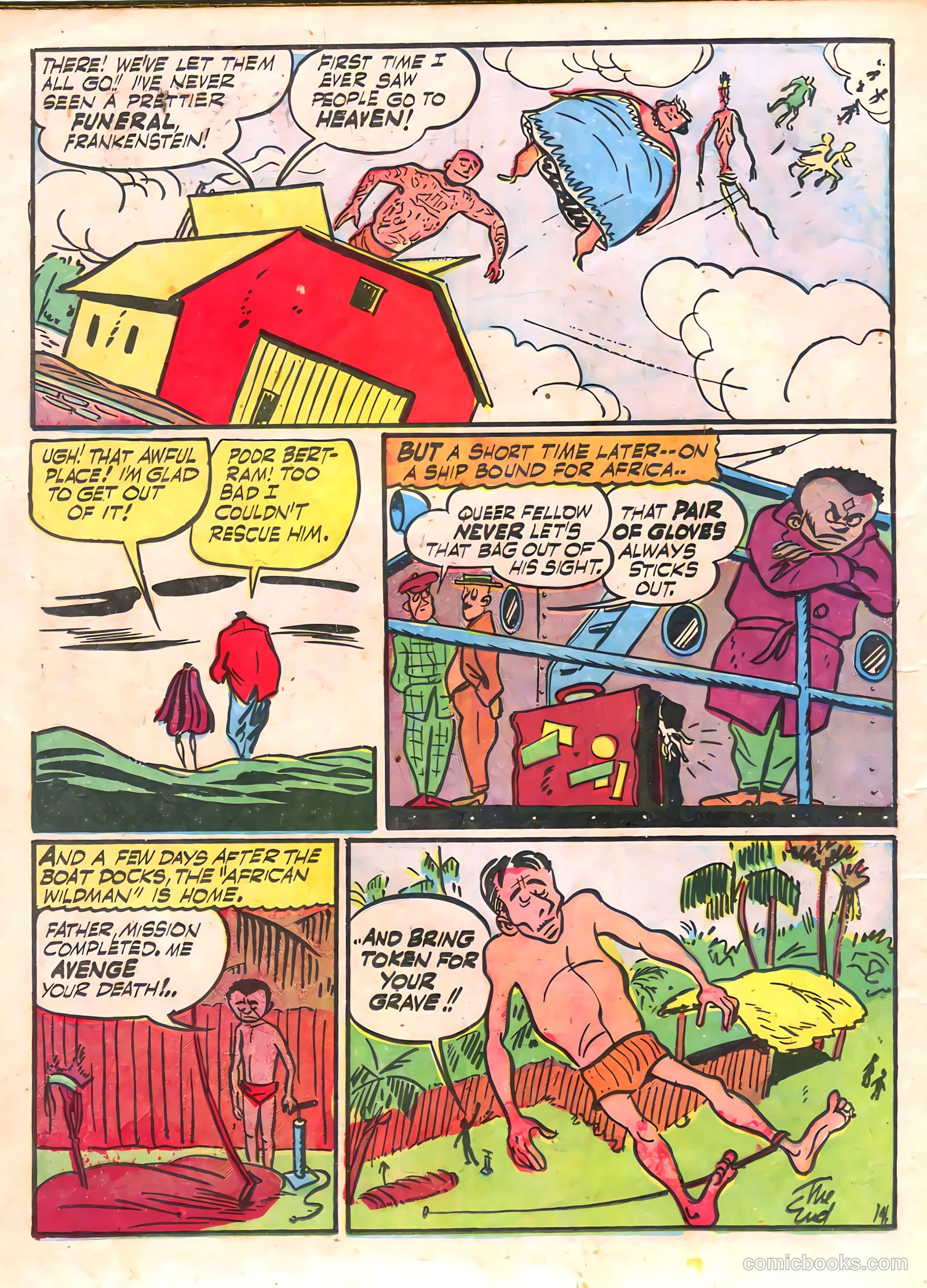 Frankenstein #14 (1945) — page 16 of 52