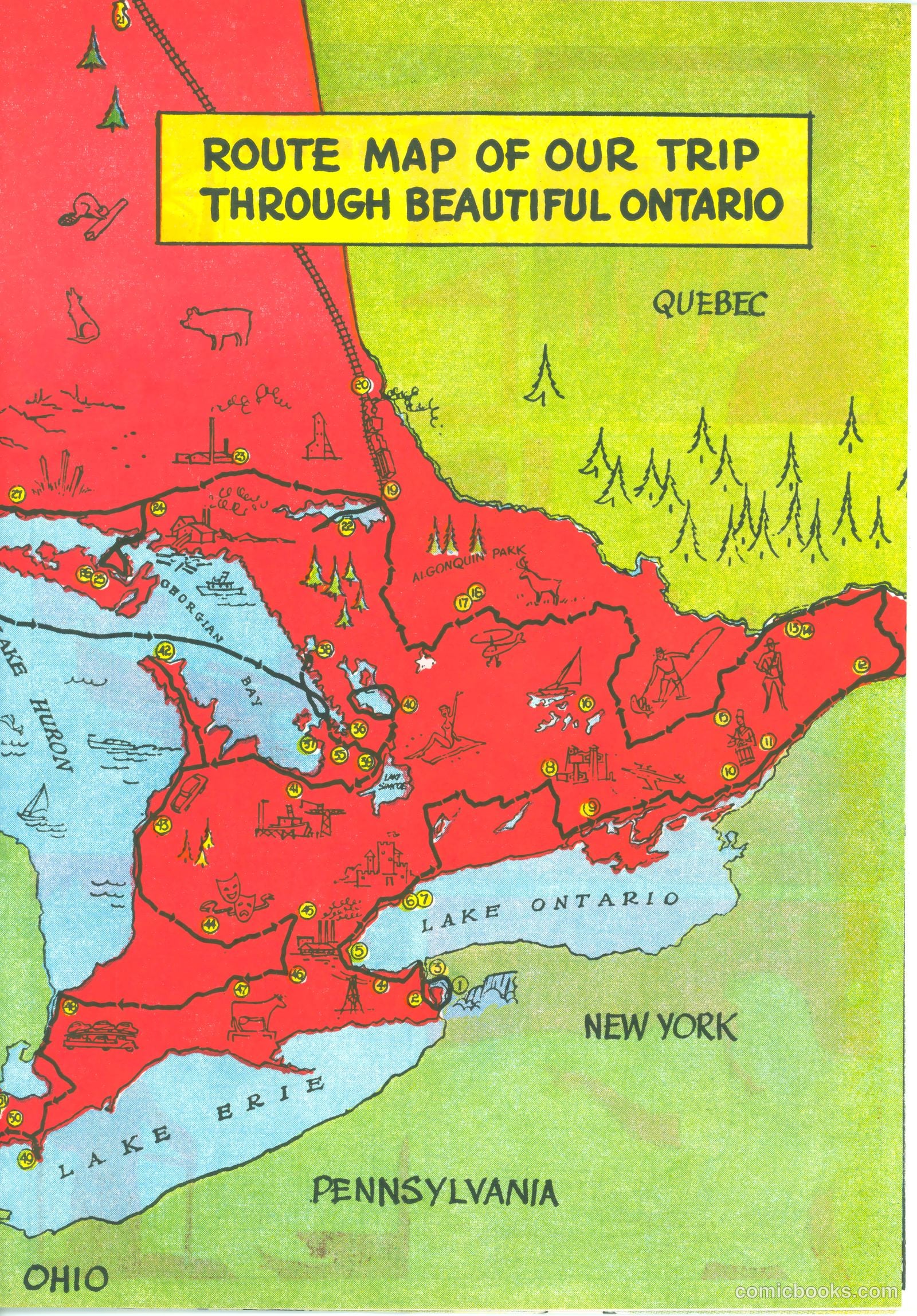 Our Vacation in Ontario #nn (1954) — page 7 of 12
