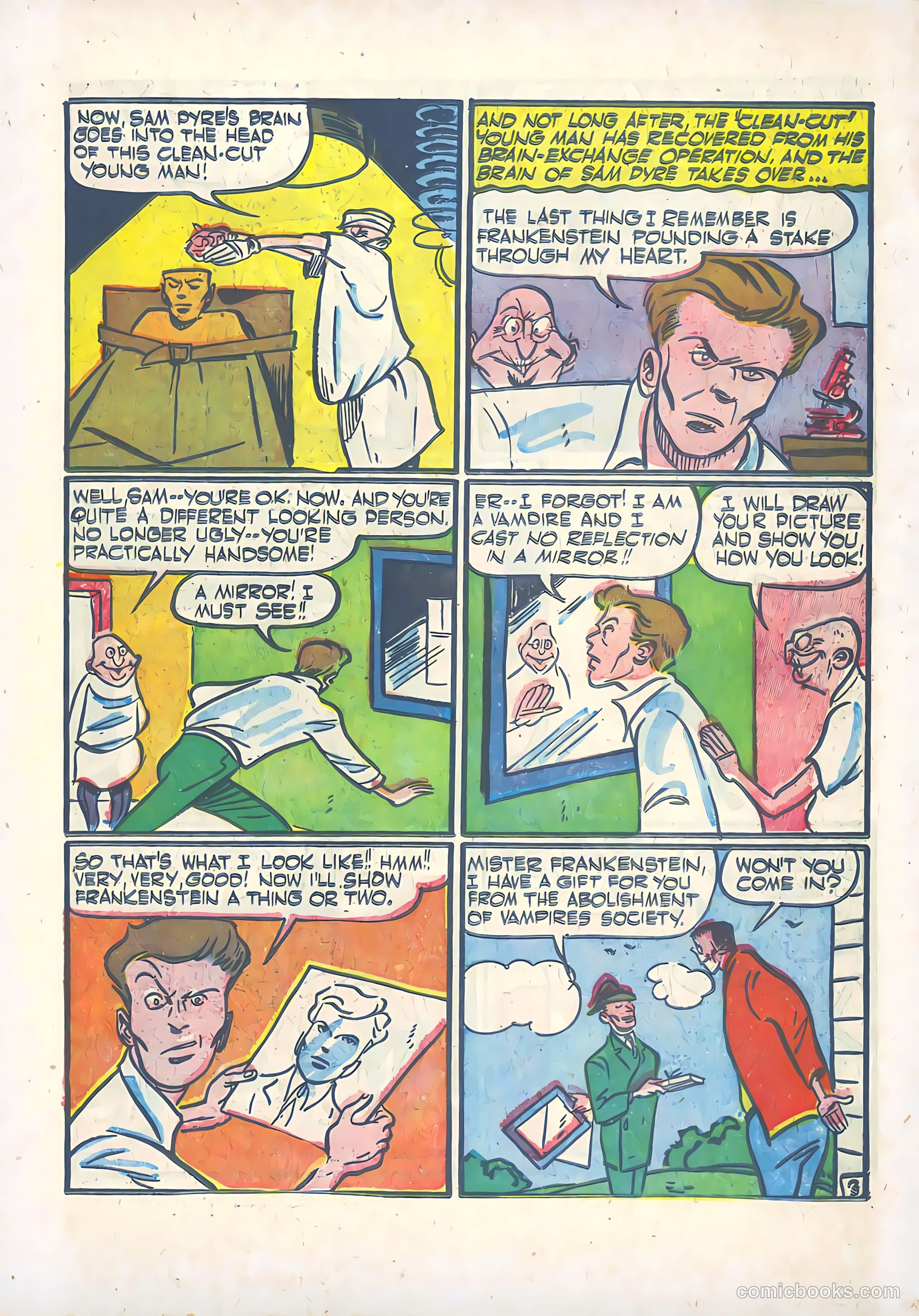 Frankenstein #13 (1945) — page 16 of 48