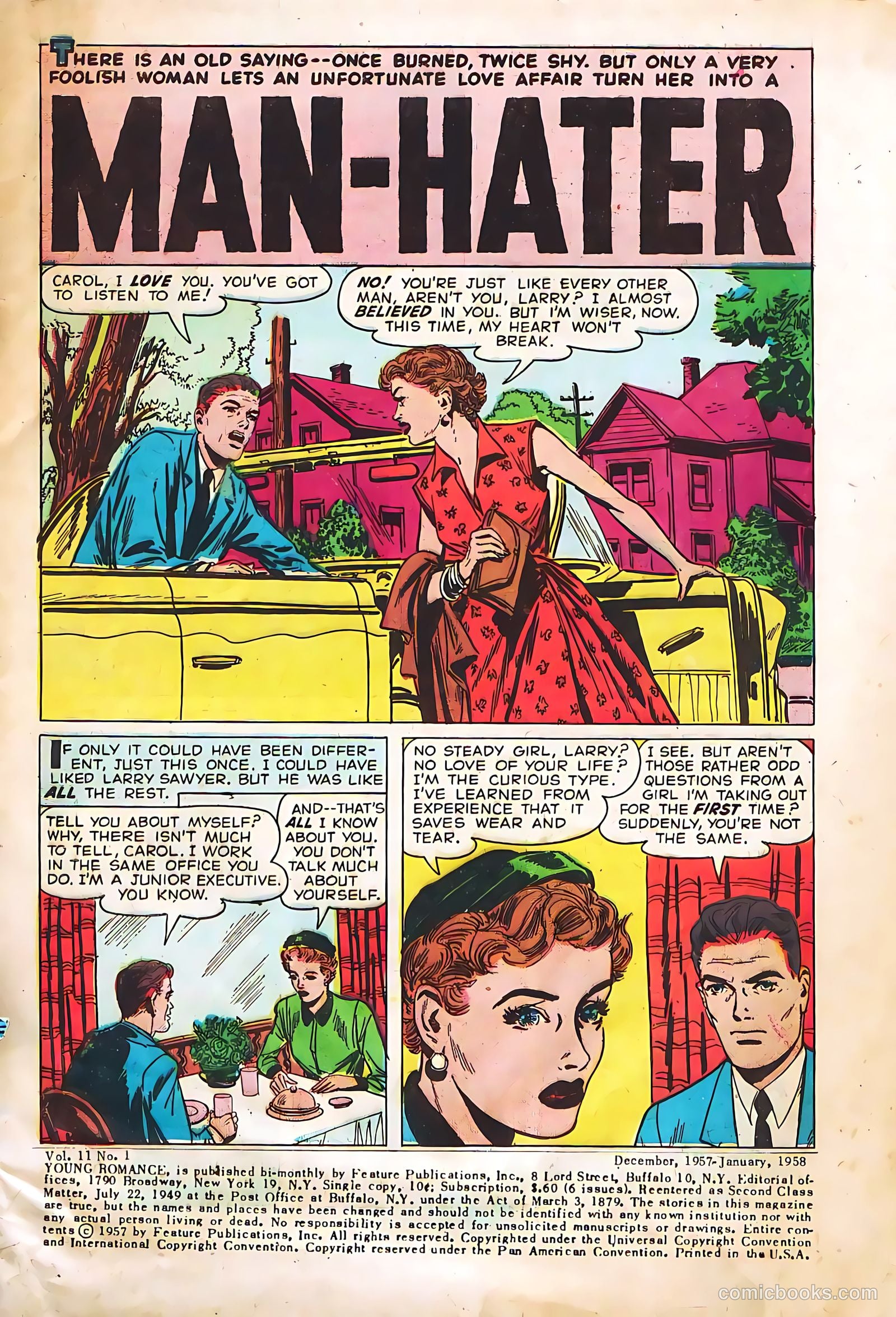 Young Romance #91 (1953) — page 2 of 35