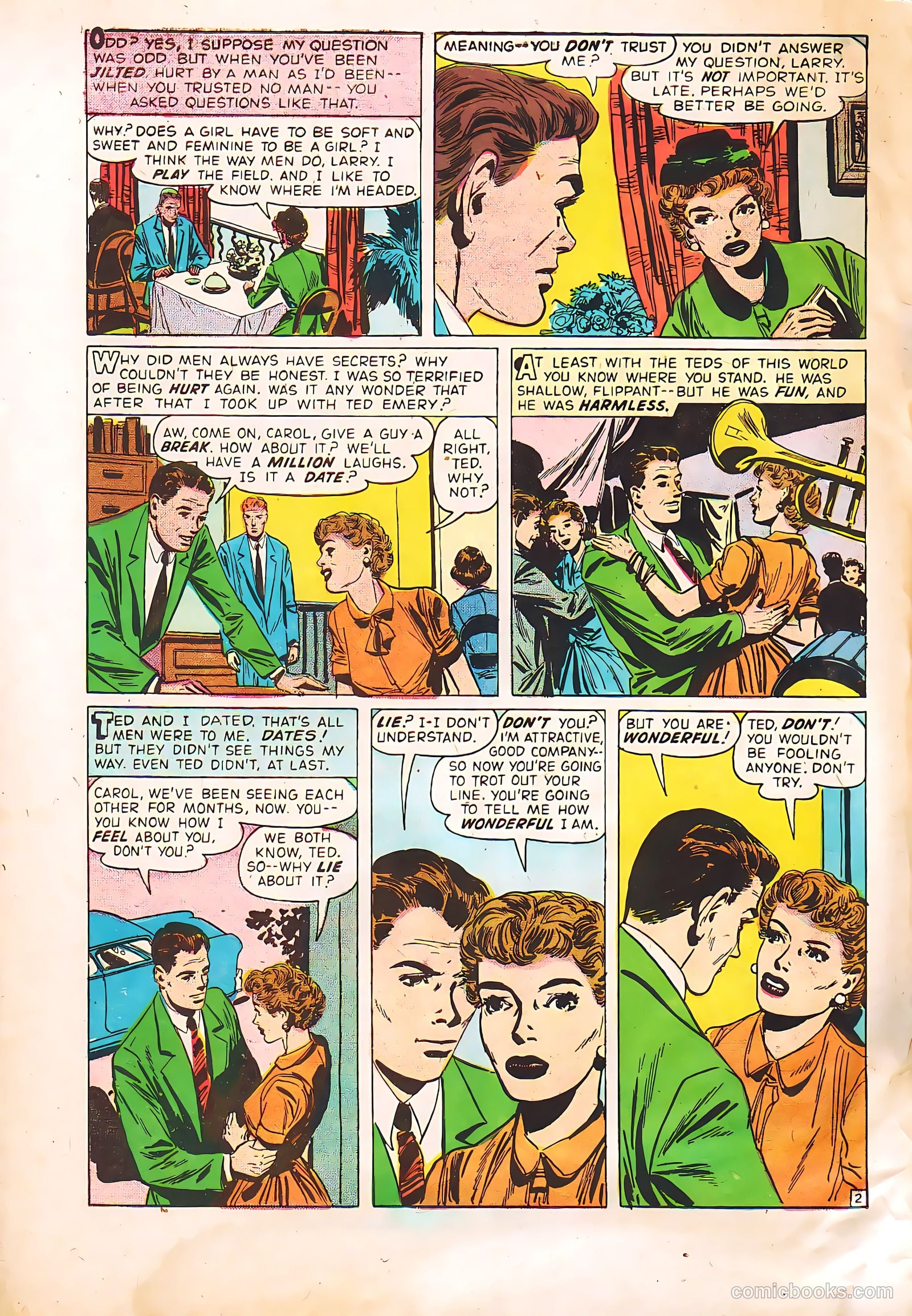 Young Romance #91 (1953) — page 3 of 35
