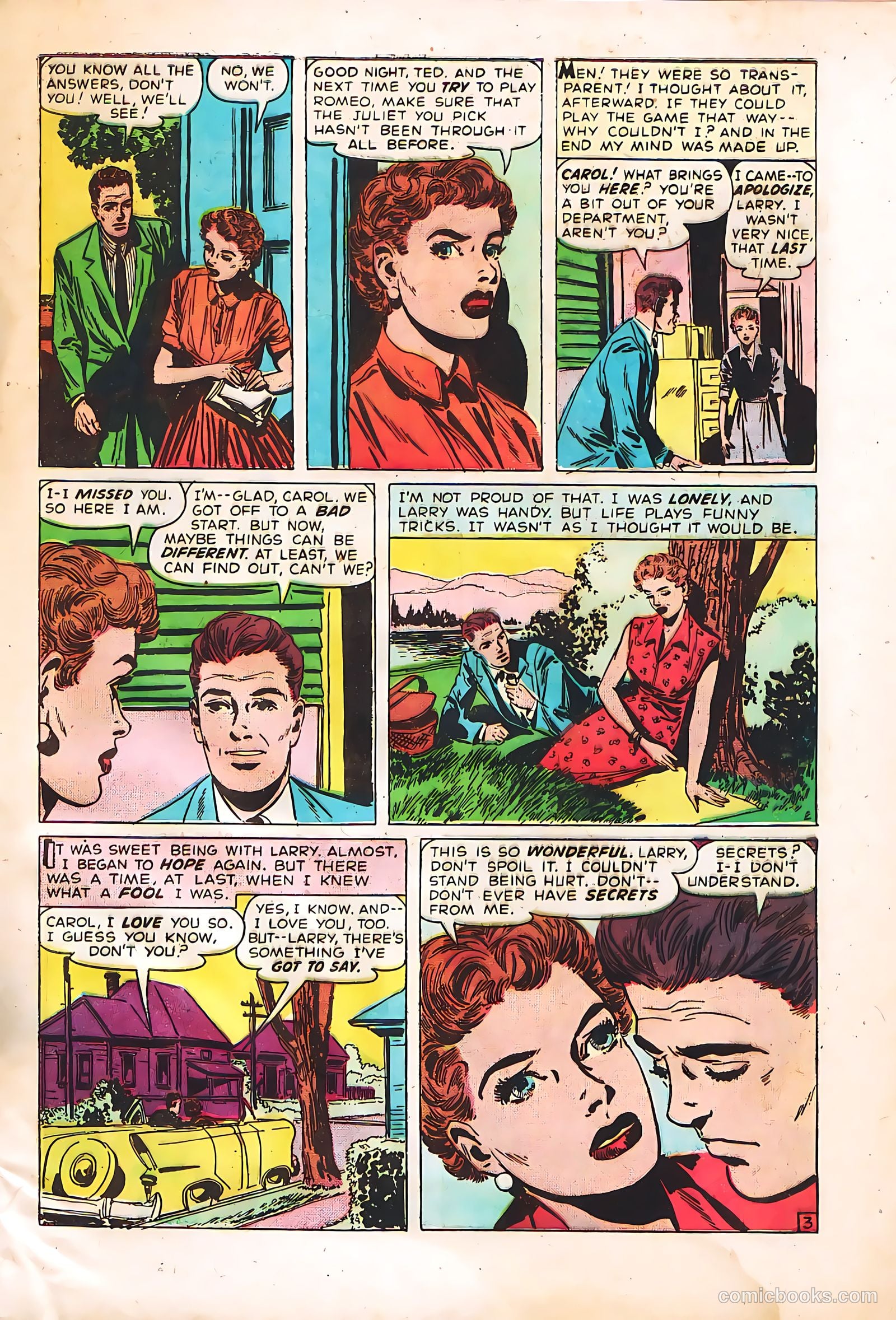 Young Romance #91 (1953) — page 4 of 35