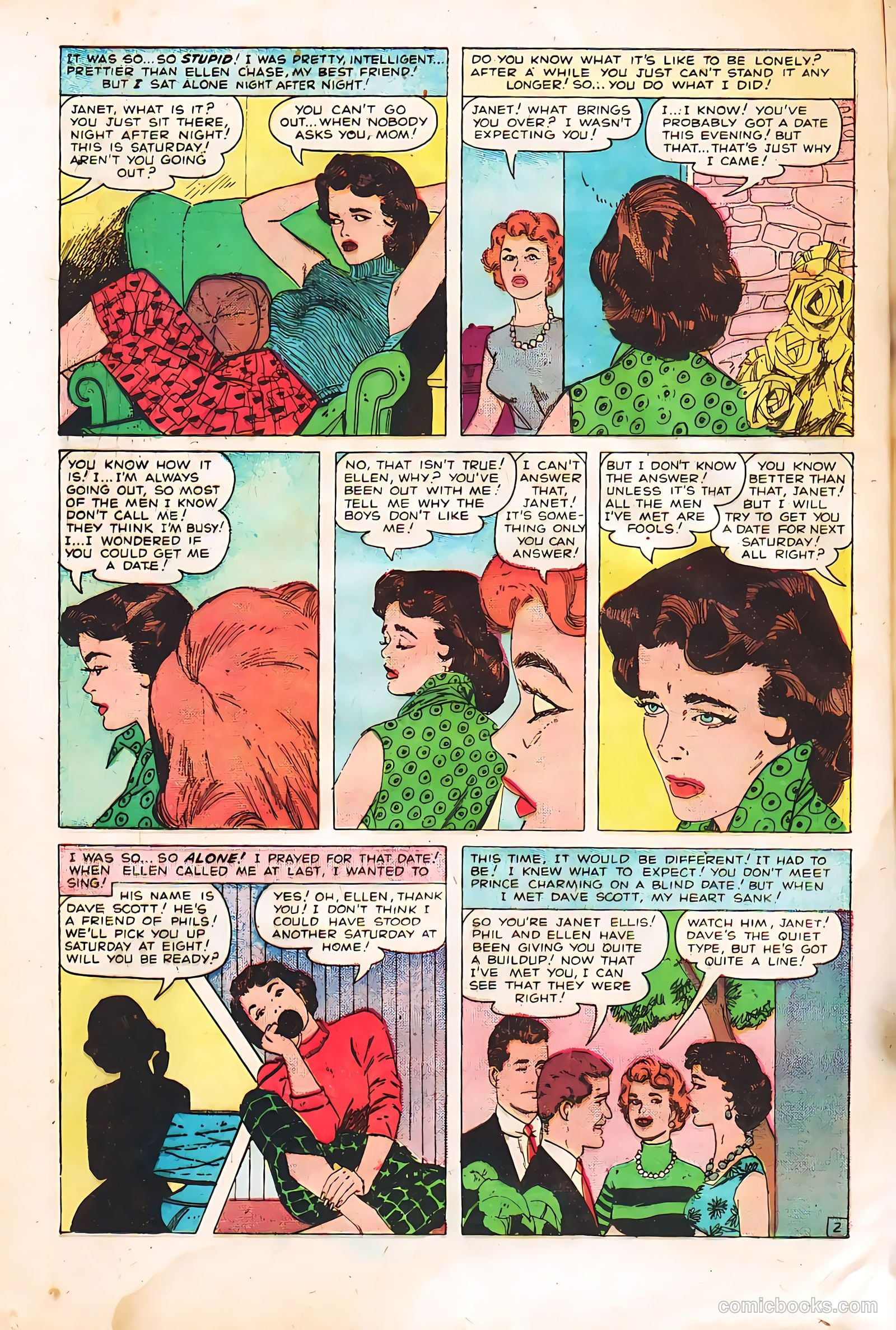 Young Romance #91 (1953) — page 15 of 35