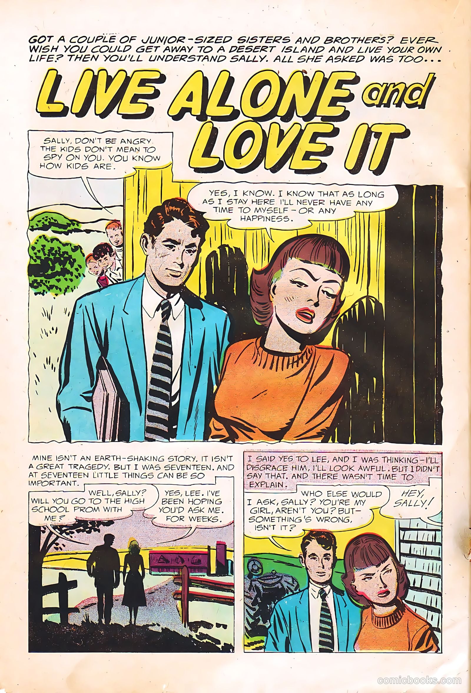 Young Romance #91 (1953) — page 19 of 35