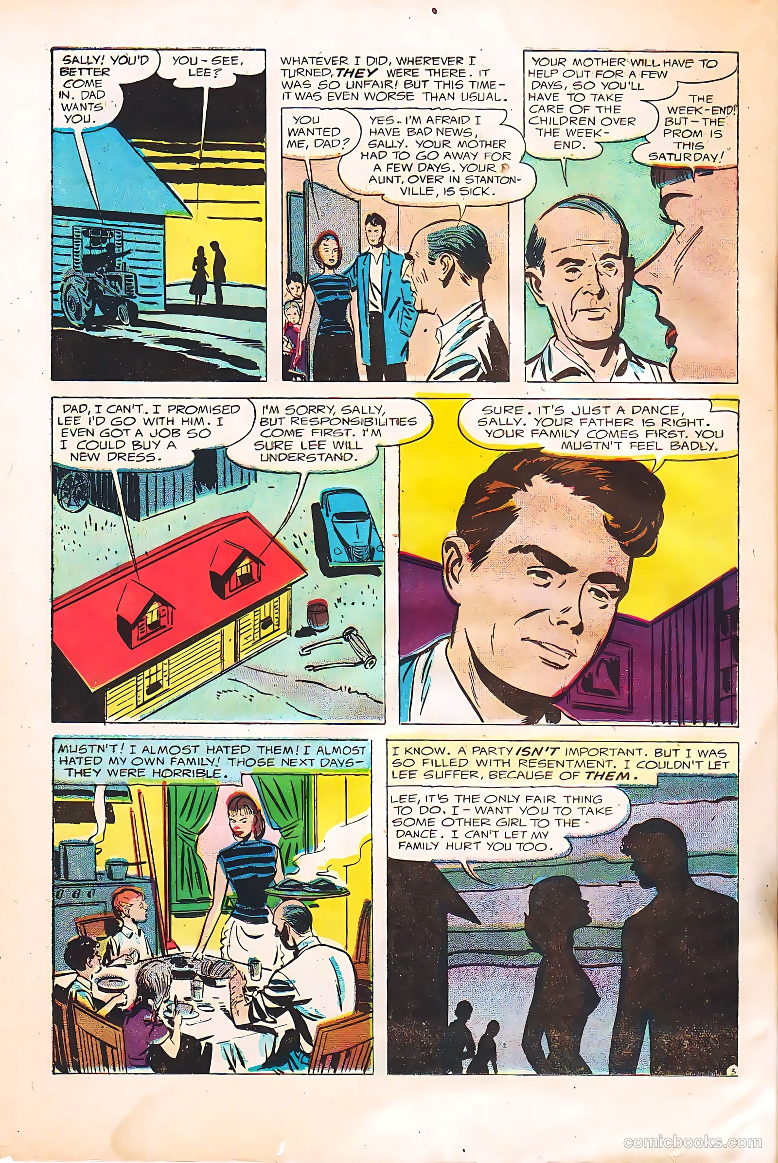 Young Romance #91 (1953) — page 21 of 35